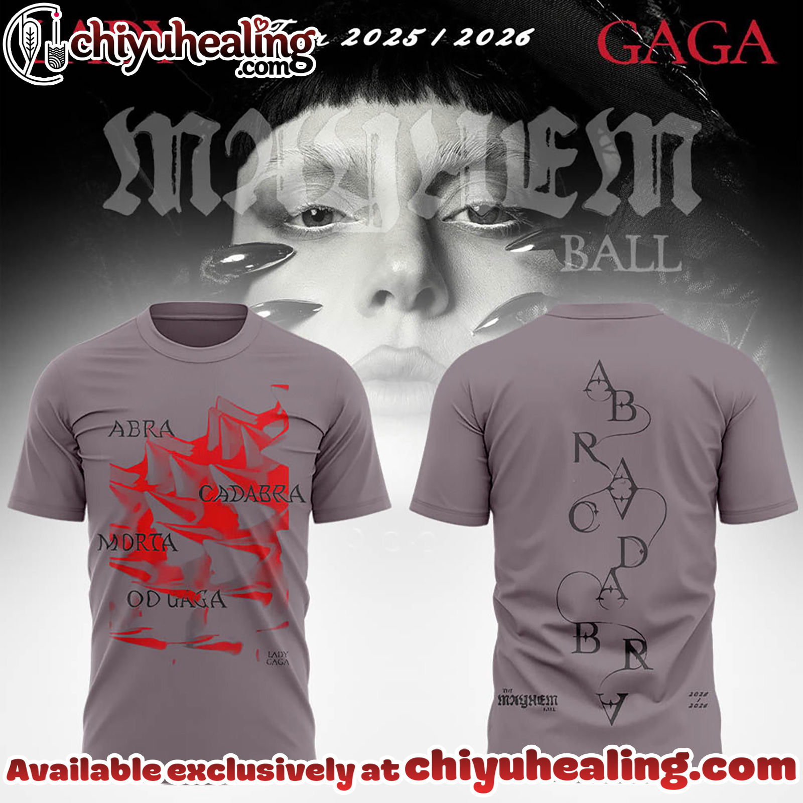 GAGA The Mayhem Ball Tour 2025 Limited Edition Tshirt - Ver 7