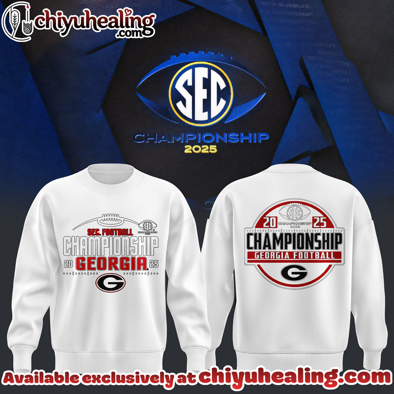 Georgia Bulldogs - 2025 SEC Champions Sweatshirt, Hoodie, tshirt - Ver 2