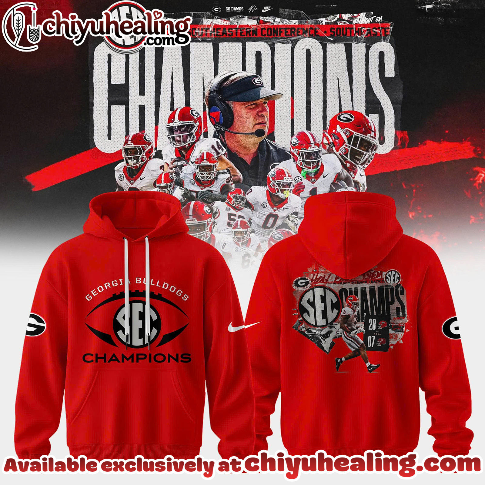 Georgia Bulldogs Football - 2025 SEC FOOTBALL CHAMPIONS Hoodie, Sweatshirt, Shirt Georgia Bulldogs Football - 2025 SEC FOOTBALL CHAMPIONS Hoodie, Sweatshirt, Shirt