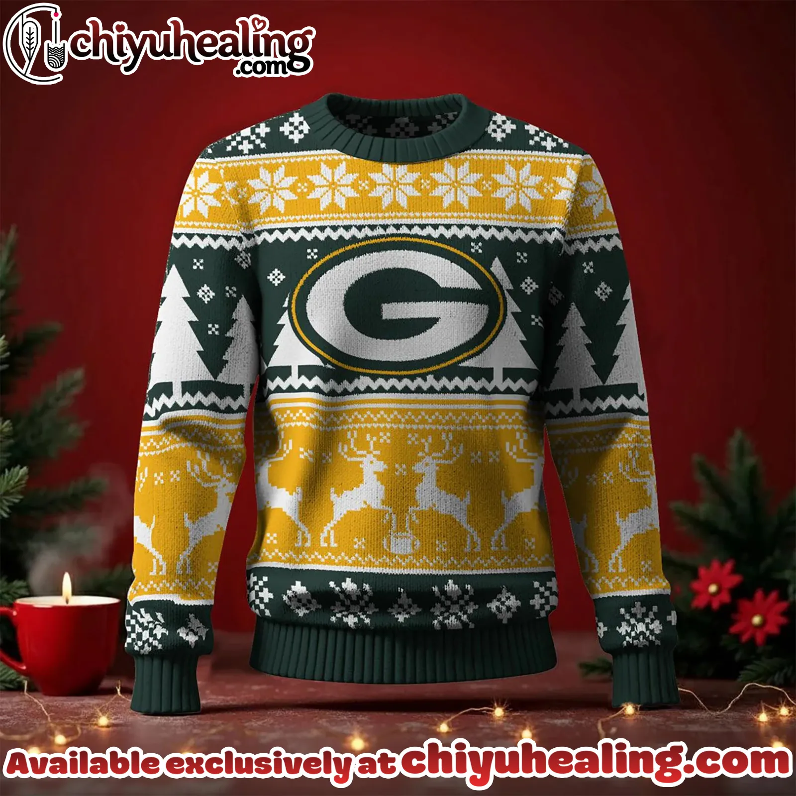 Green Bay Packers 2025 Christmas New Ugly Sweatshirt, All Team NFL