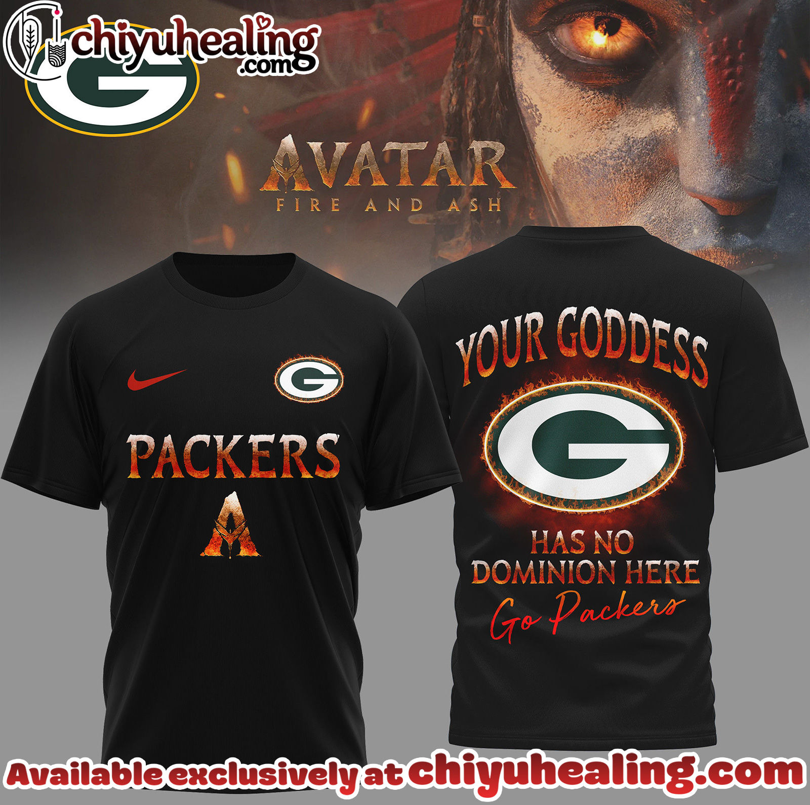 Green Bay Packers Premium NFL Avatar Fan 3D Shirt