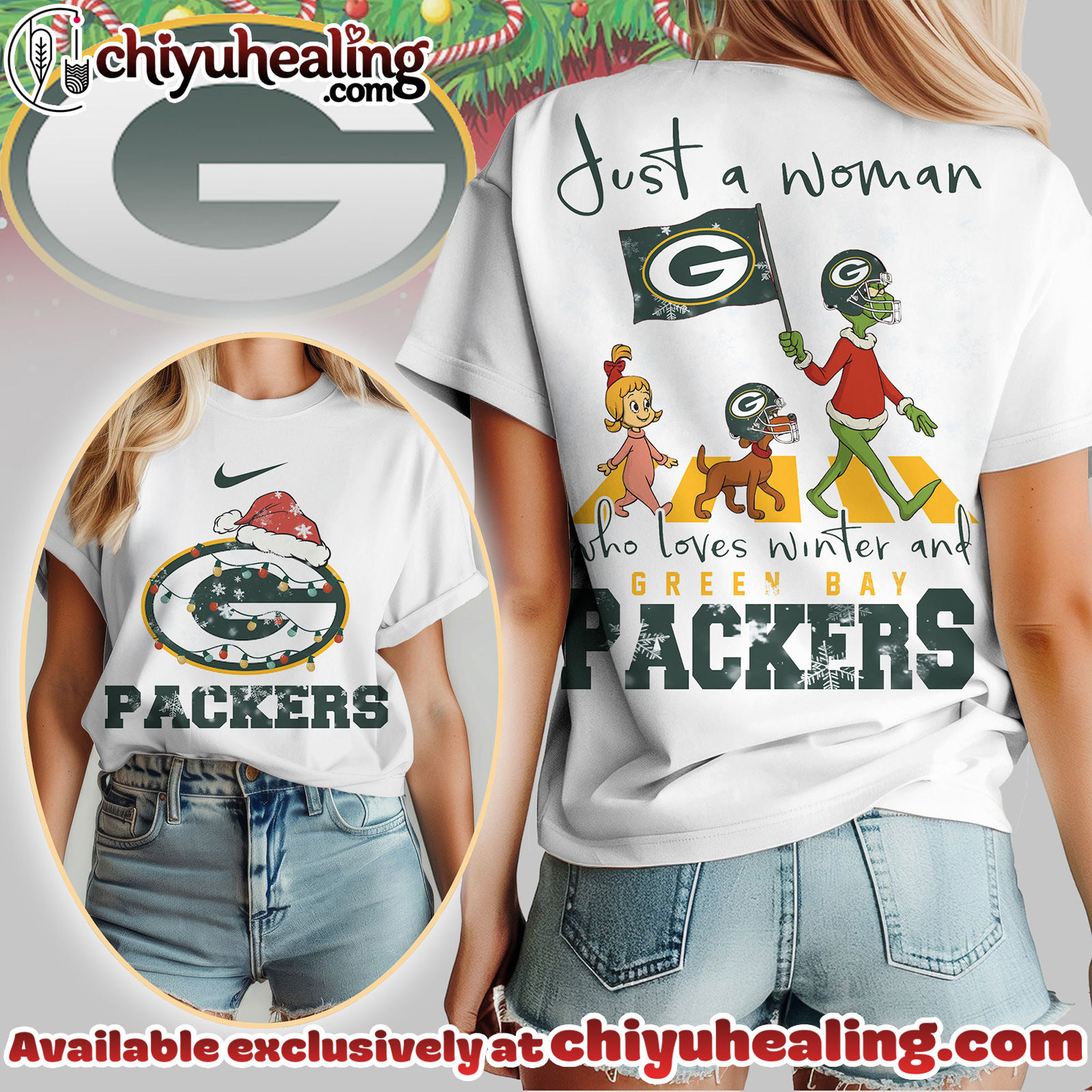 Green Bay Packers Premium NFL Just A Woman Who Loves Winter 3D Shirt, Hoodie, Sweatshirt, All Team NFL Green Bay Packers Premium NFL Just A Woman Who Loves Winter 3D Shirt, Hoodie, Sweatshirt, All Team NFL