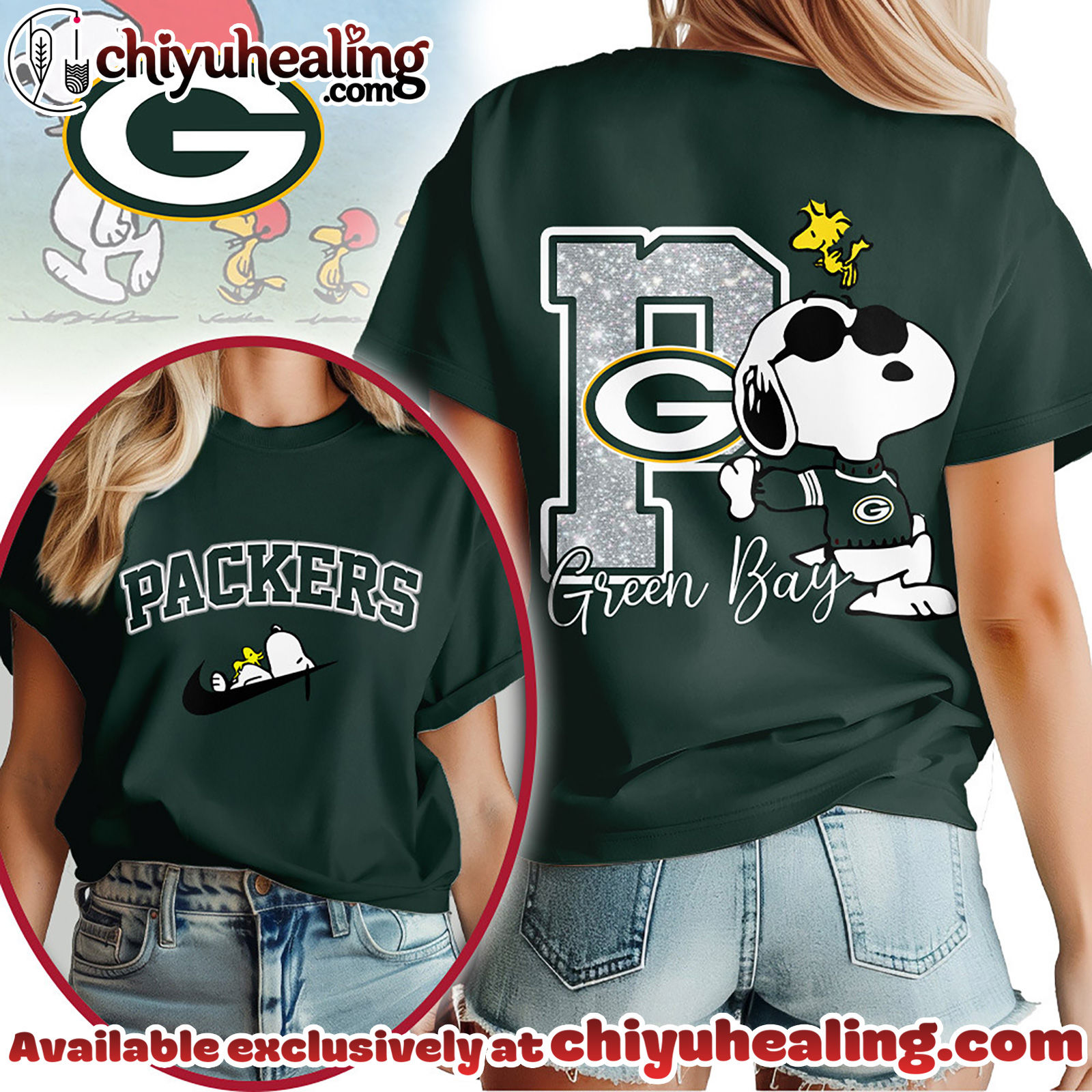 Green Bay Packers Premium NFL Snoopy 3D Shirt, Hoodie, Sweatshirt, All Team NFL