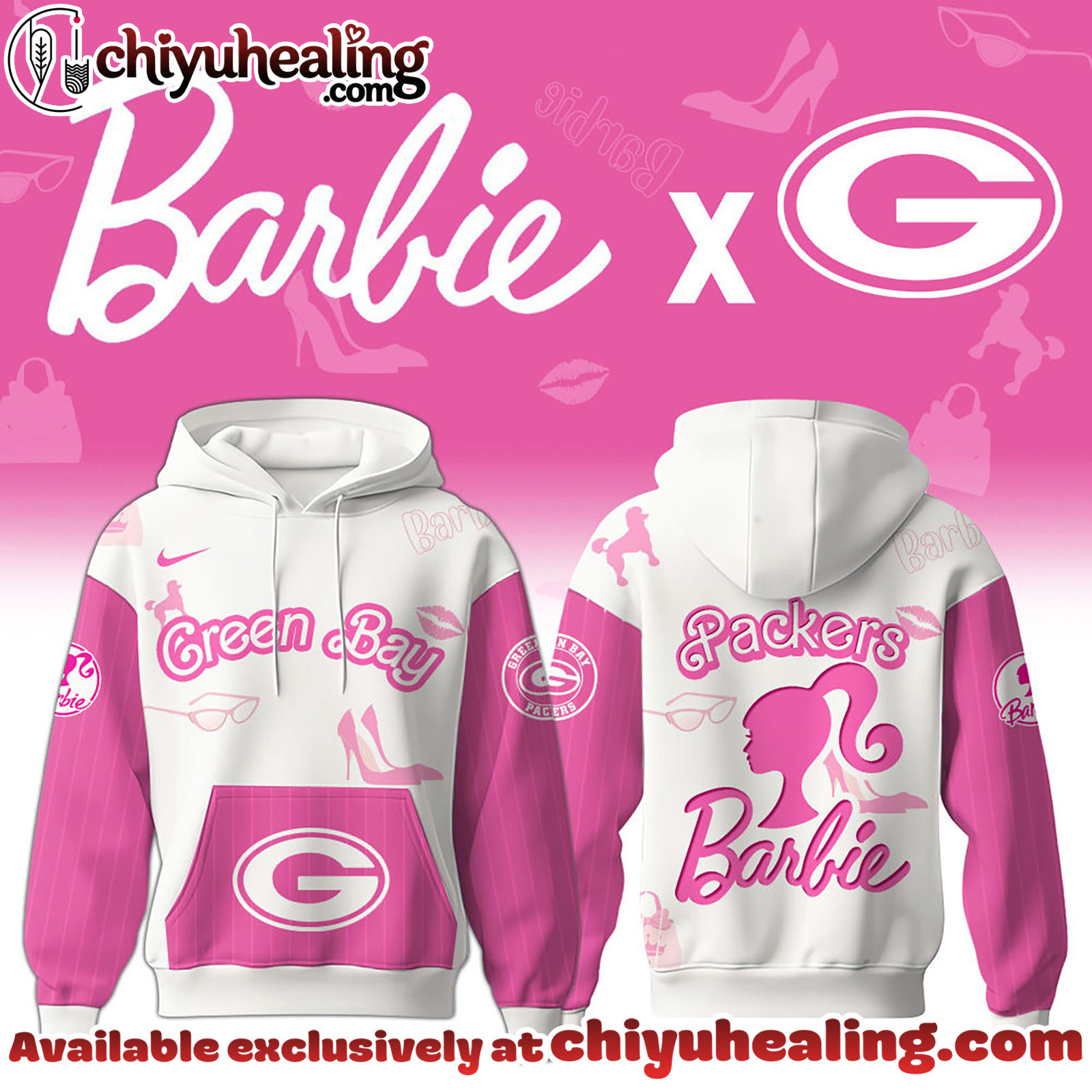 Green Bay Packers x Barbie Hoodie Limited Edition - Selling Out Fast Hoodie, Sweatshirt, T-shirt