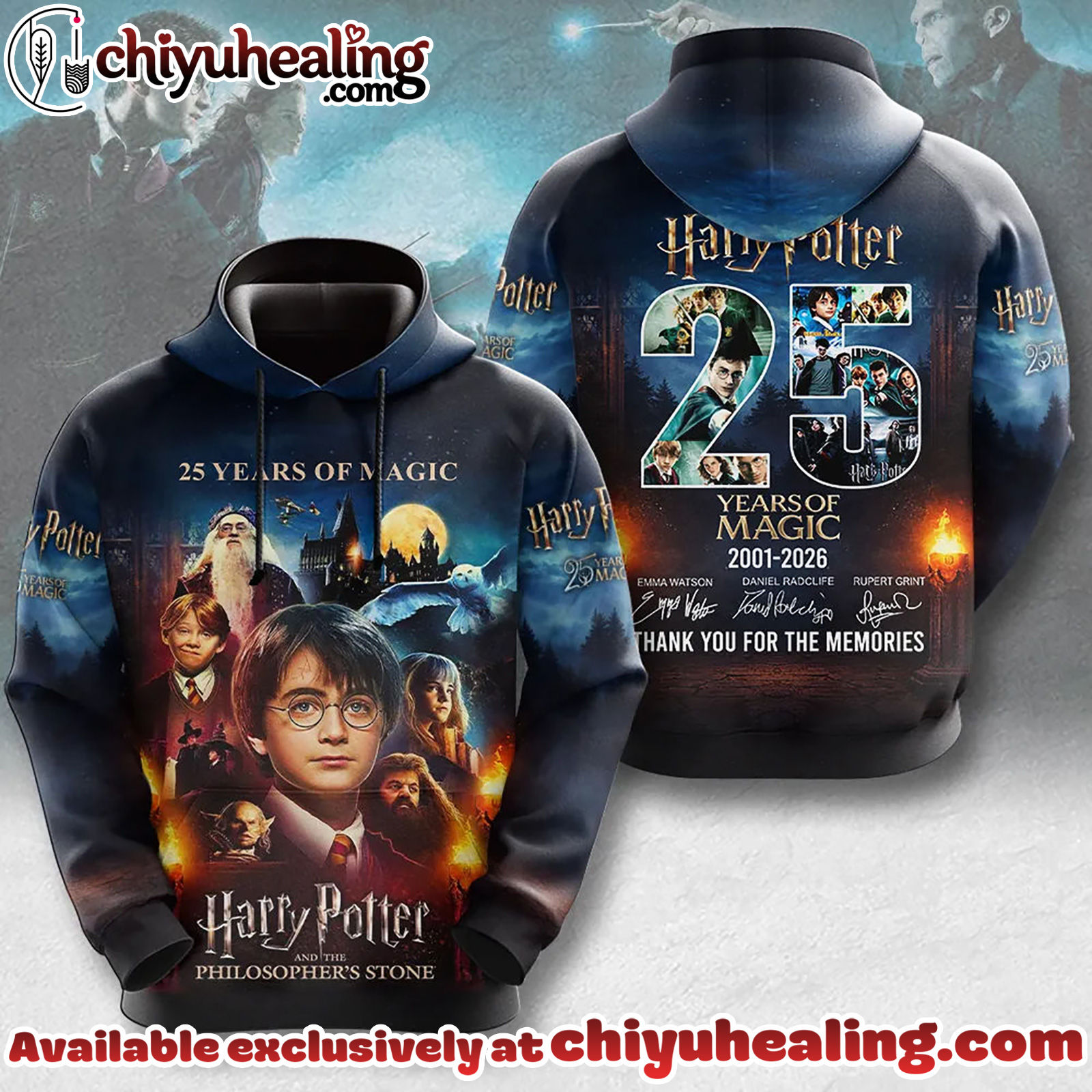 Harry Potter 25th Anniversary 3D Apparel Shirt, Hoodie, Sweatshirt - Ver 6 Harry Potter 25th Anniversary 3D Apparel Shirt, Hoodie, Sweatshirt - Ver 6