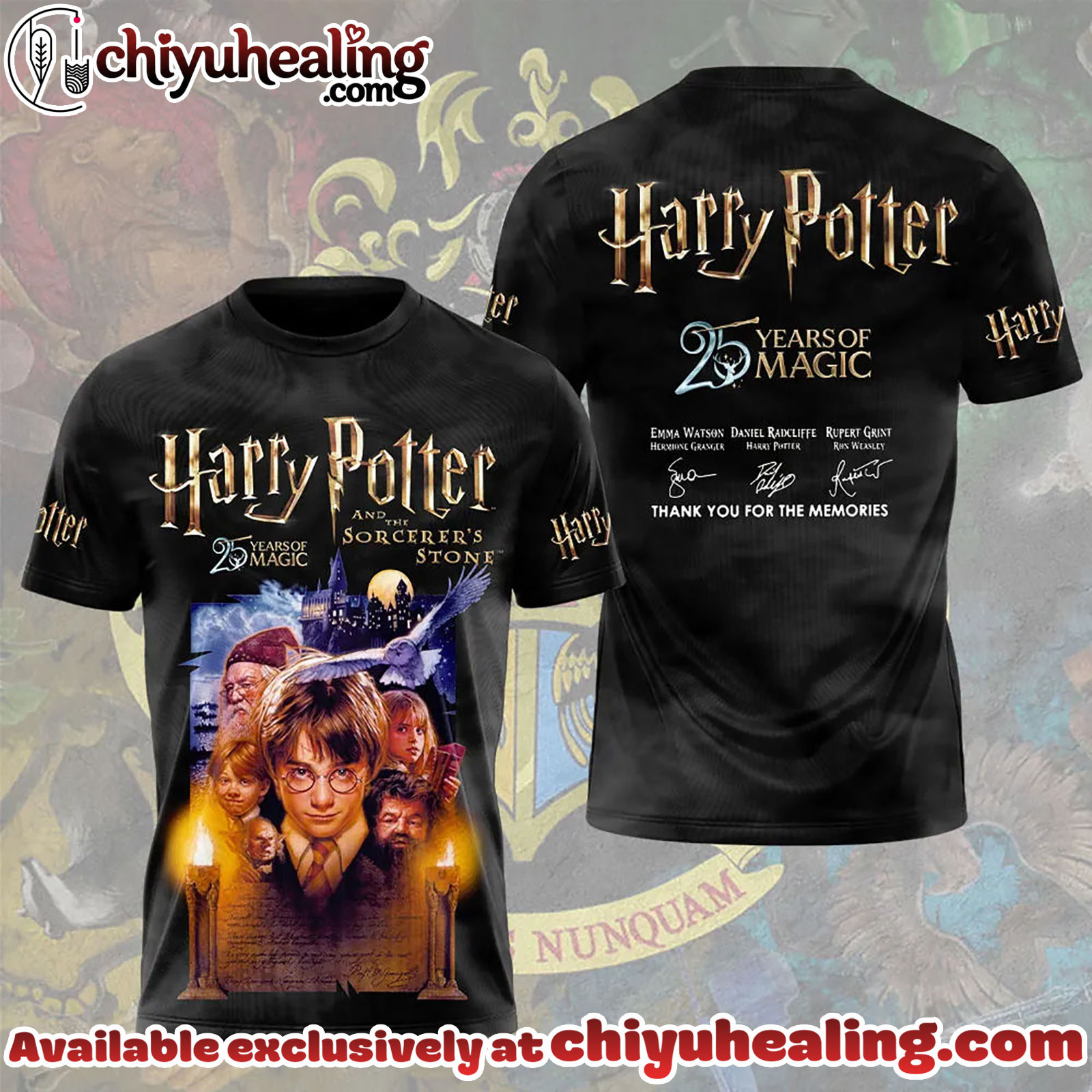 Harry Potter 25th Anniversary 3D Apparel Shirt, Hoodie, Sweatshirt - Ver 16