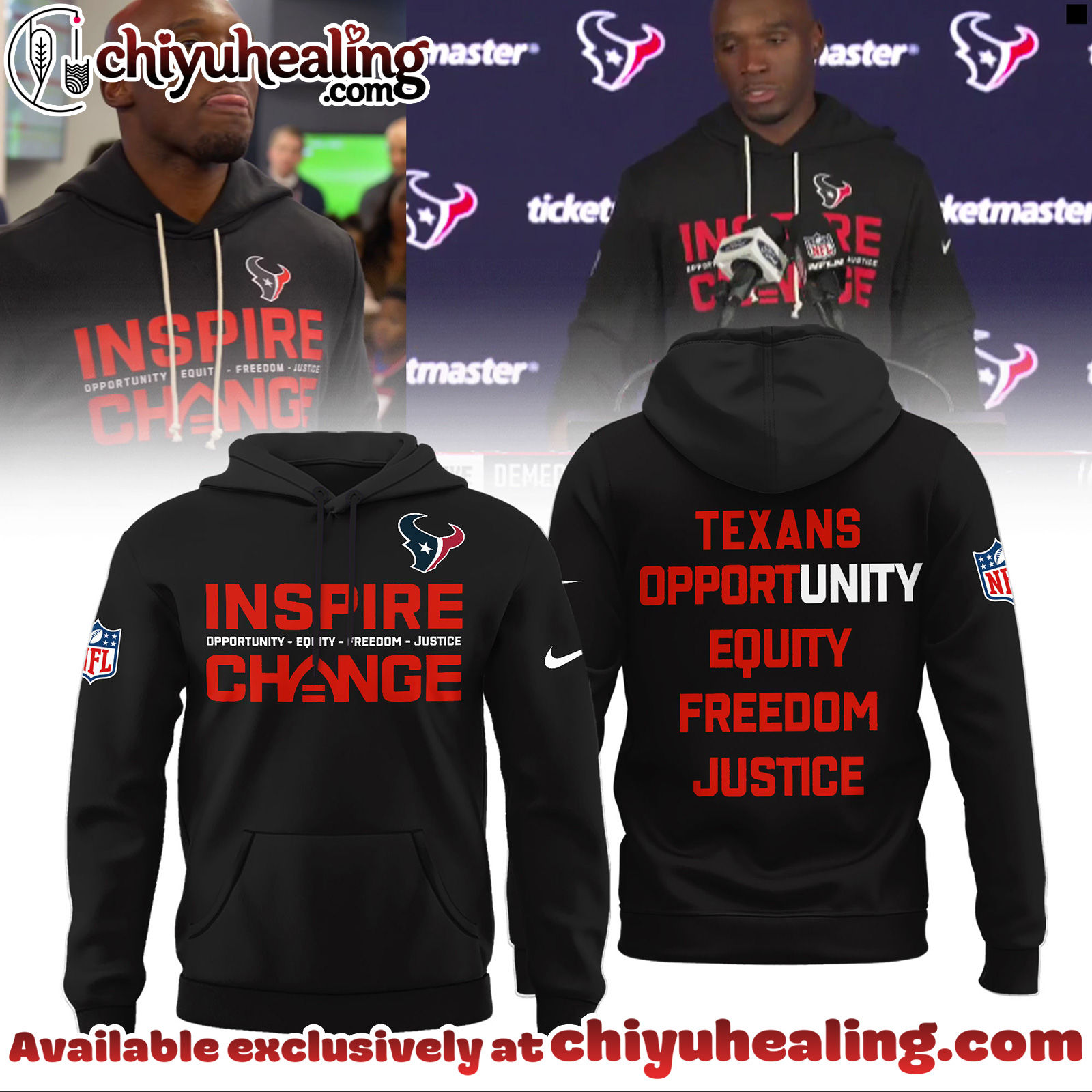 Houston Texans 2025 Inspire Change Limited Edition T-shirt, Hoodie, Sweatshirt