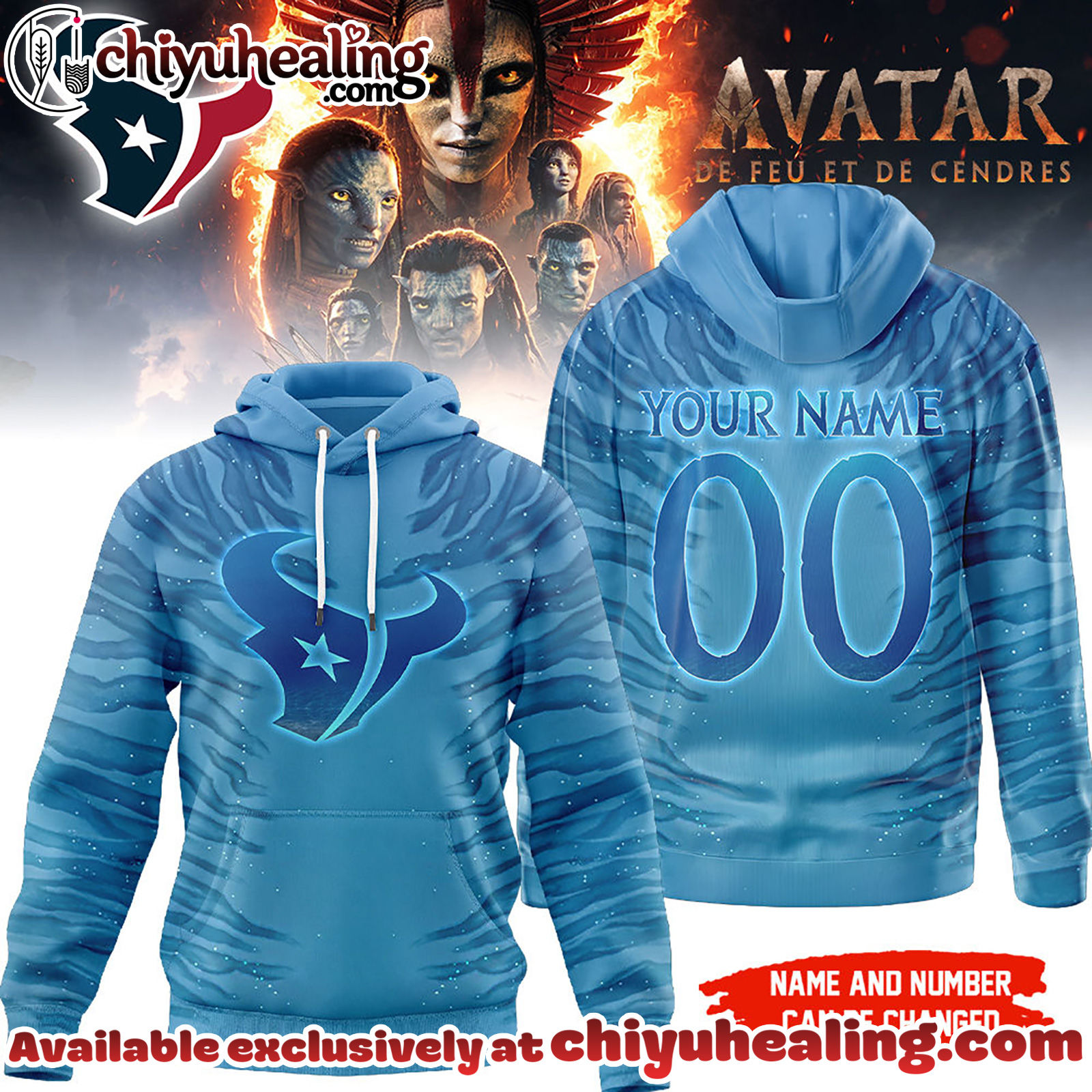 Houston Texans Premium NFL Avatar Personalized 3D Hoodie, Sweatshirt, T-shirt