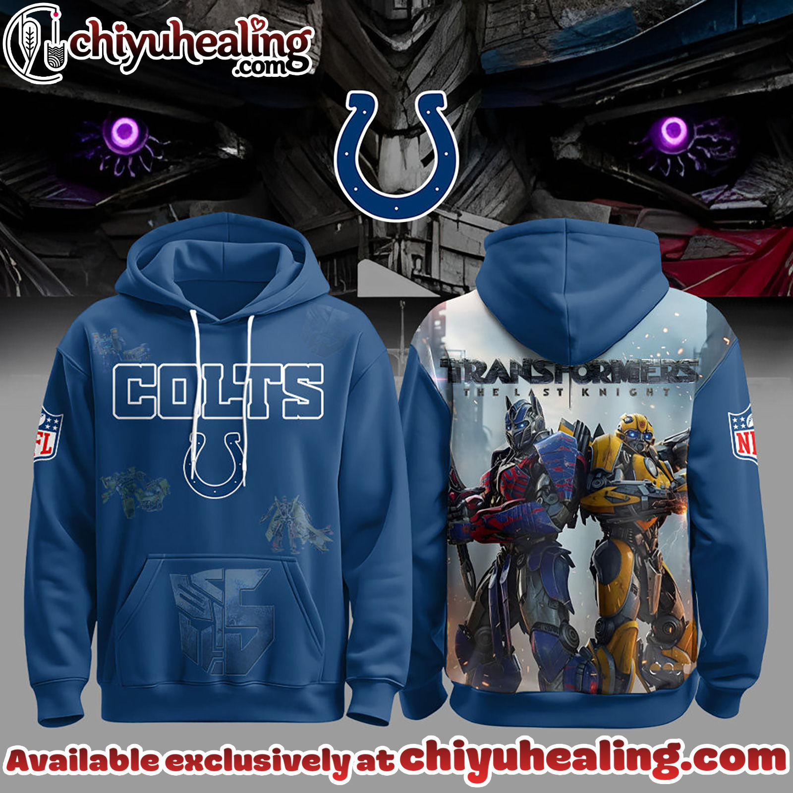 I Colts x Transformers Hoodie, T-Shirt, Sweatshirt Limited Edition Drop