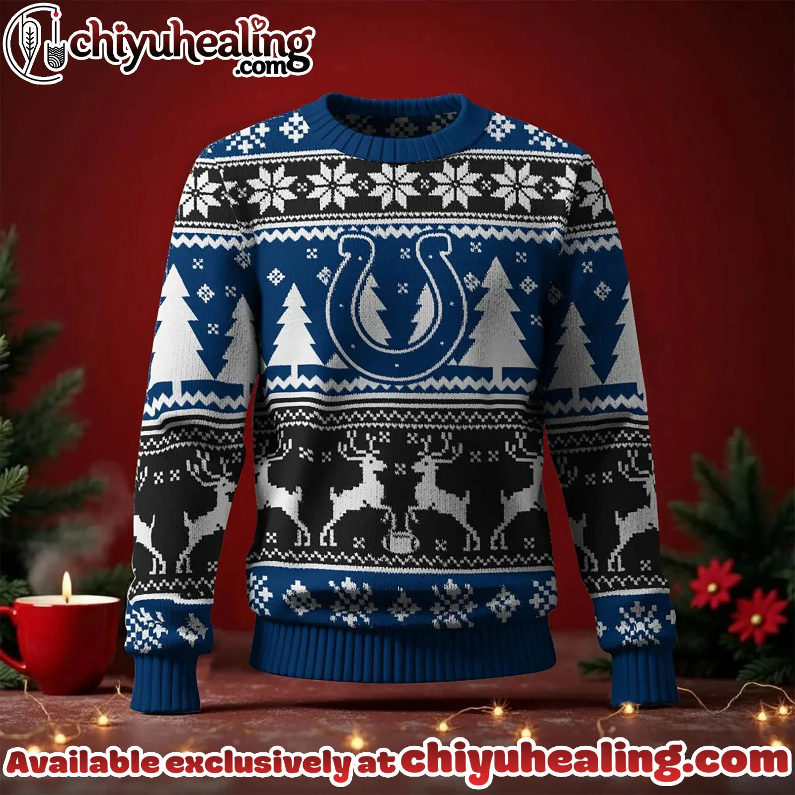 Indianapolis Colts 2025 Christmas New Ugly Sweatshirt, All Team NFL