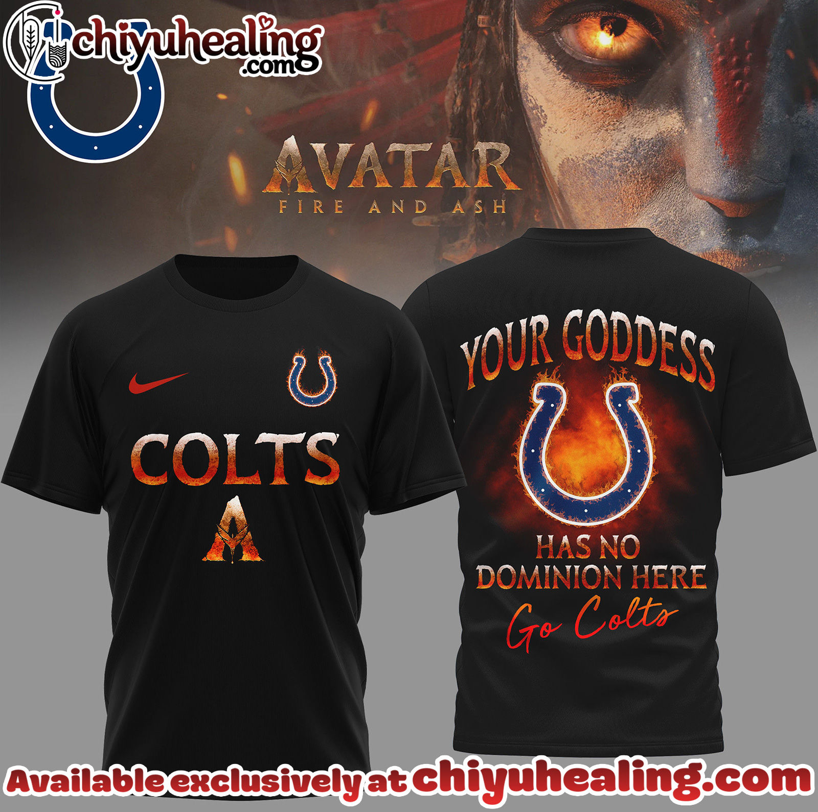 Indianapolis Colts Premium NFL Avatar Fan 3D Shirt