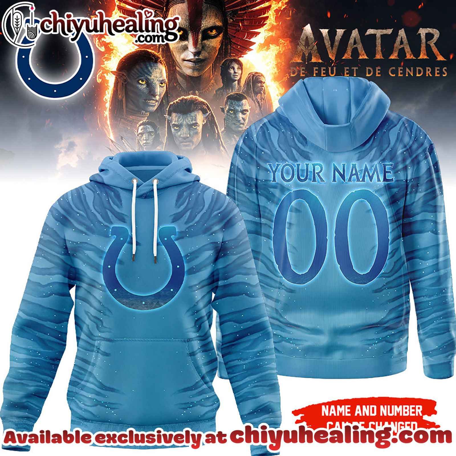 Indianapolis Colts Premium NFL Avatar Personalized 3D Hoodie, Sweatshirt, T-shirt