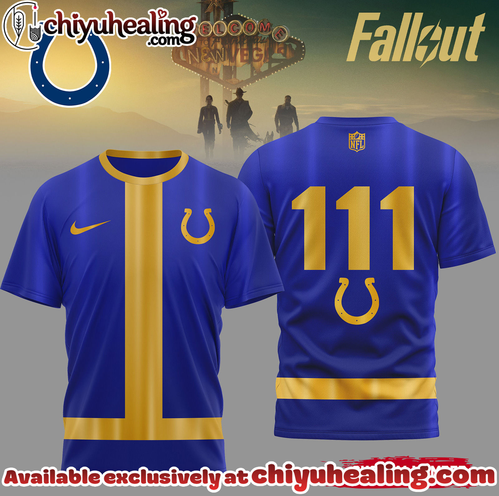 Indianapolis Colts Premium NFL Fallout 3D Shirt, Hoodie, Sweatshirt