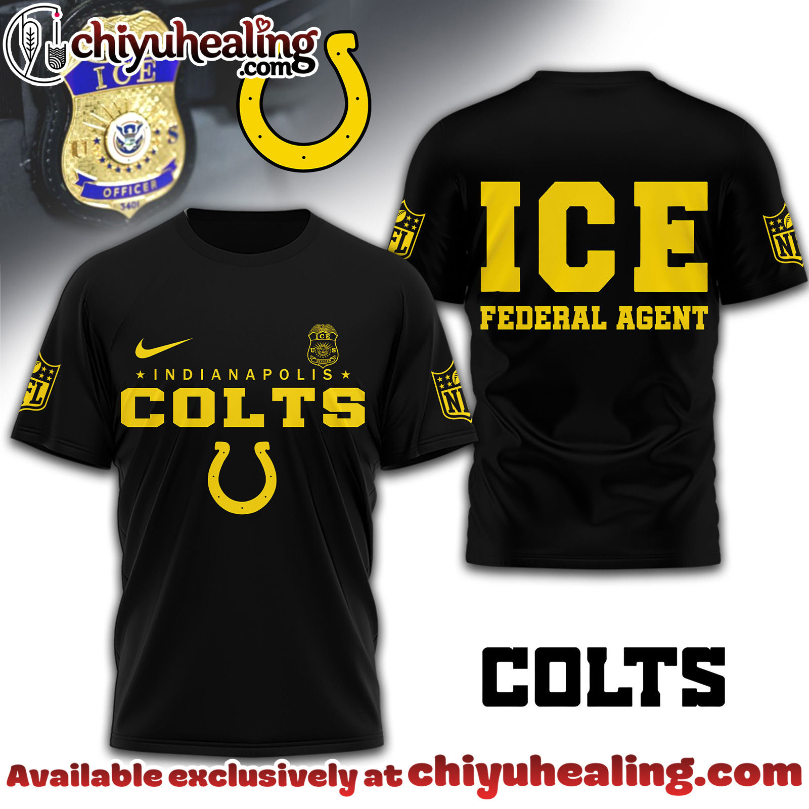 Indianapolis Colts Premium NFL Ice Federal Agent Shirt