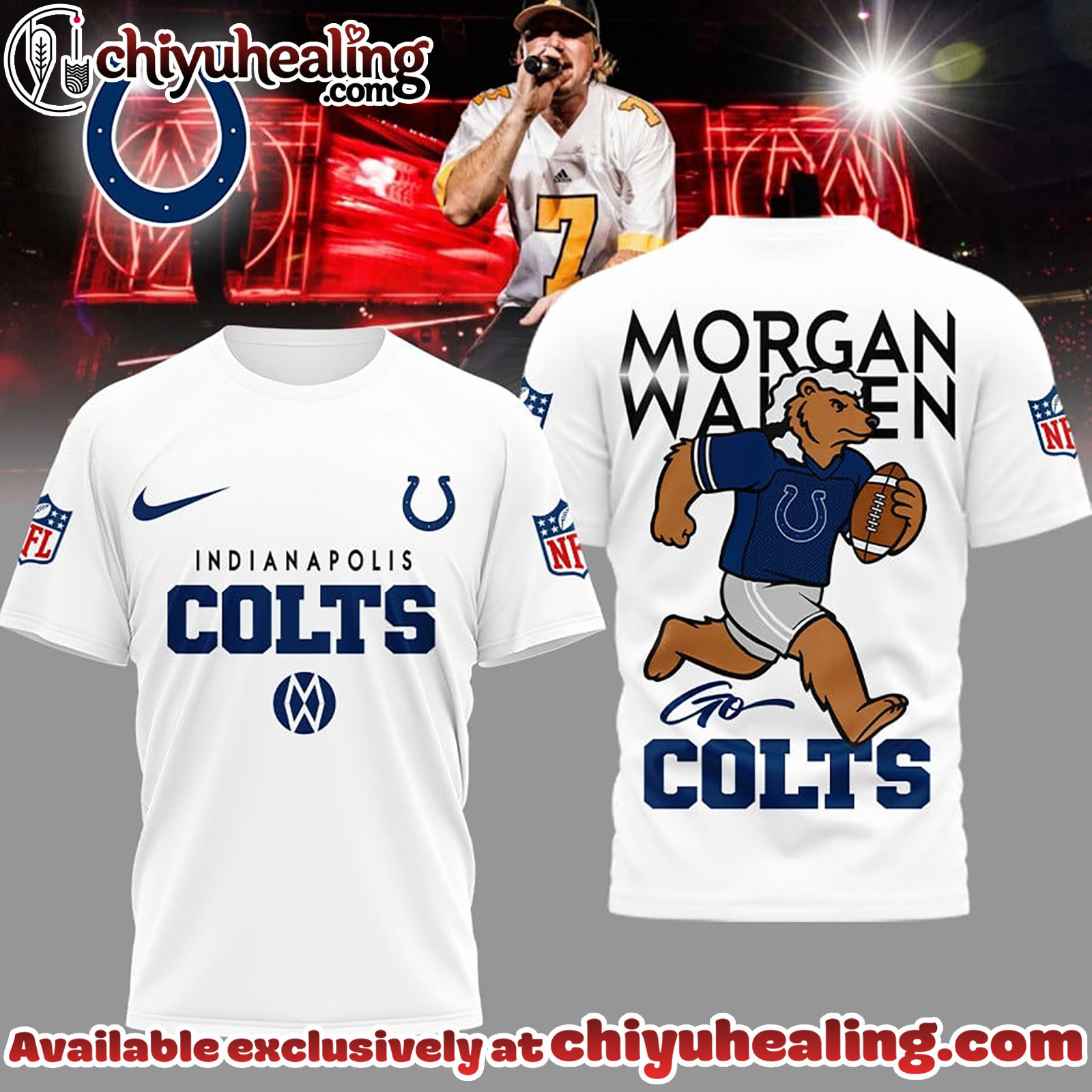Indianapolis Colts Premium NFL Morgan Wallen Fan 3D Shirt, Hoodie, Sweatshirt