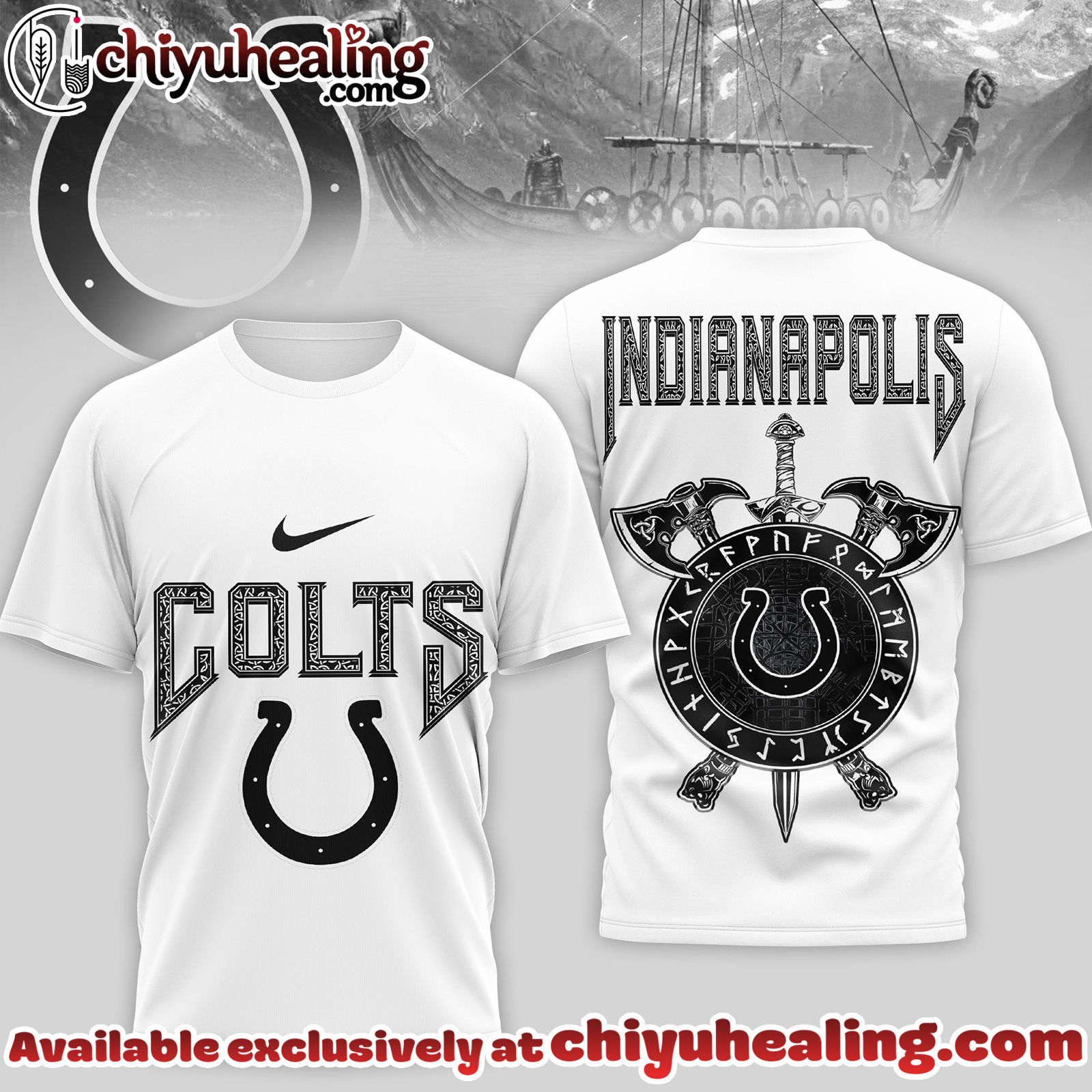 Indianapolis Colts Premium NFL Viking 3D Shirt, Hoodie, Sweatshirt