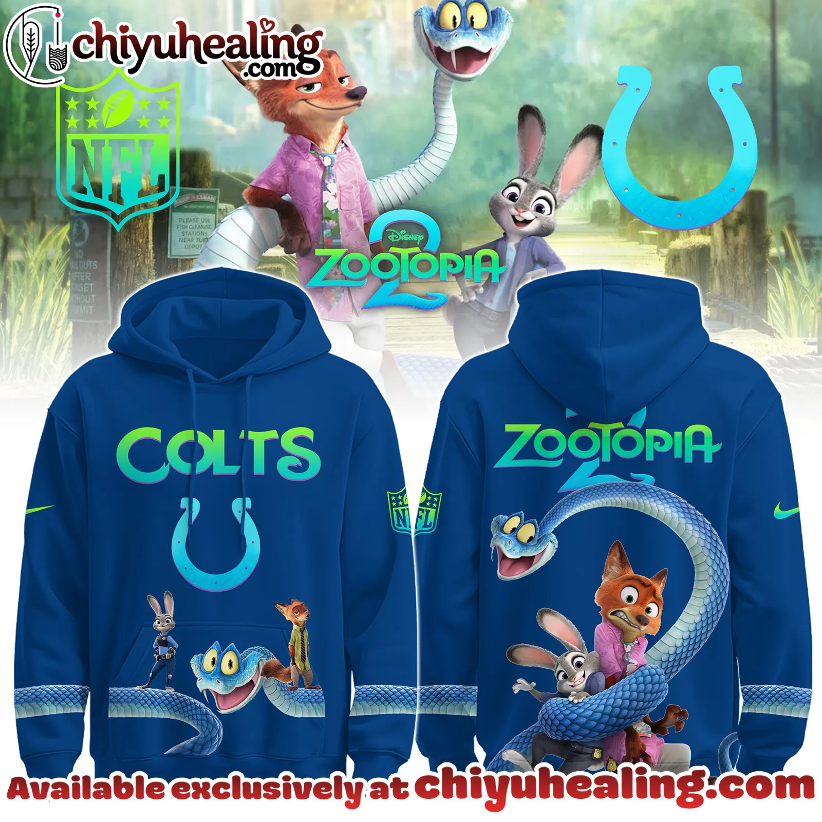 Indianapolis Colts x Zootopia 2 Hoodie Limited Edition, All Team NFL