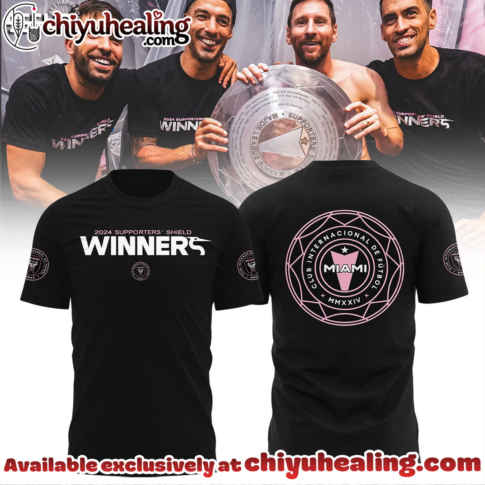 Inter Miami CF 2024 Supporters Shield Winners T-Shirt, Hoodie, Sweatshirt