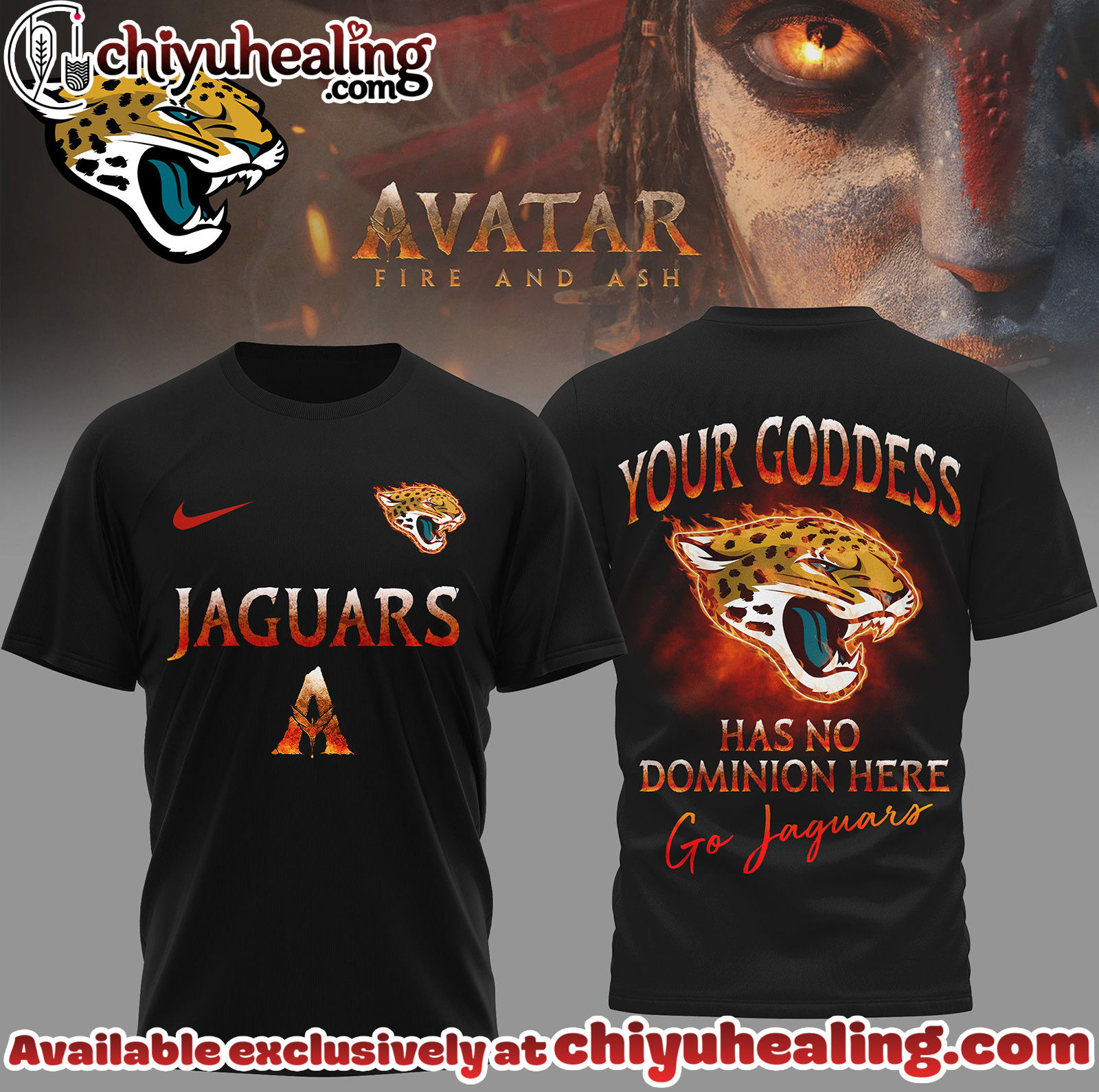 Jacksonville Jaguars Premium NFL Avatar Fan 3D Shirt