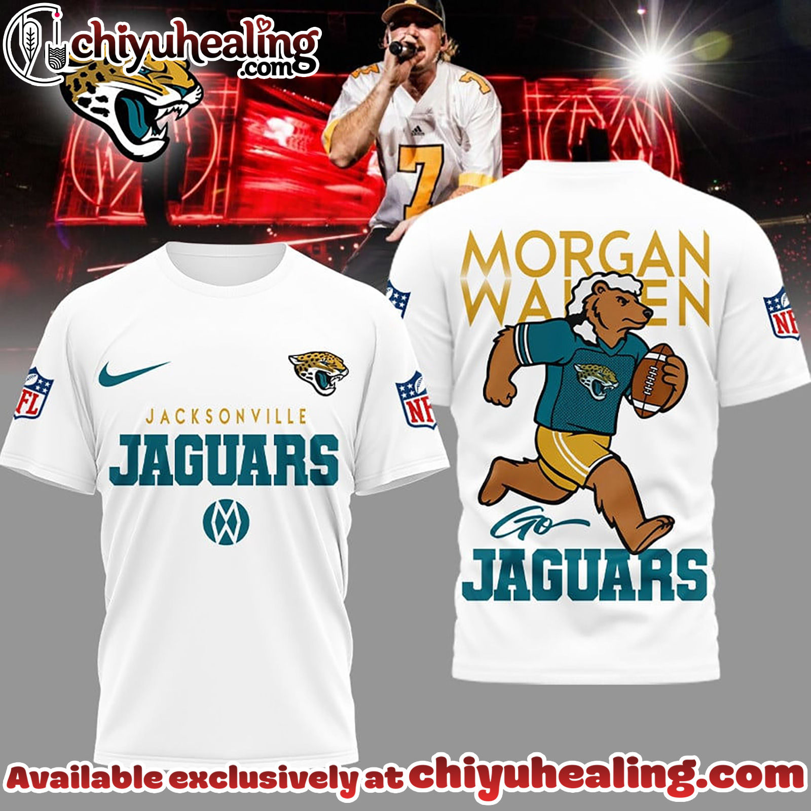 Jacksonville Jaguars Premium NFL Morgan Wallen Fan 3D Shirt, Hoodie, Sweatshirt
