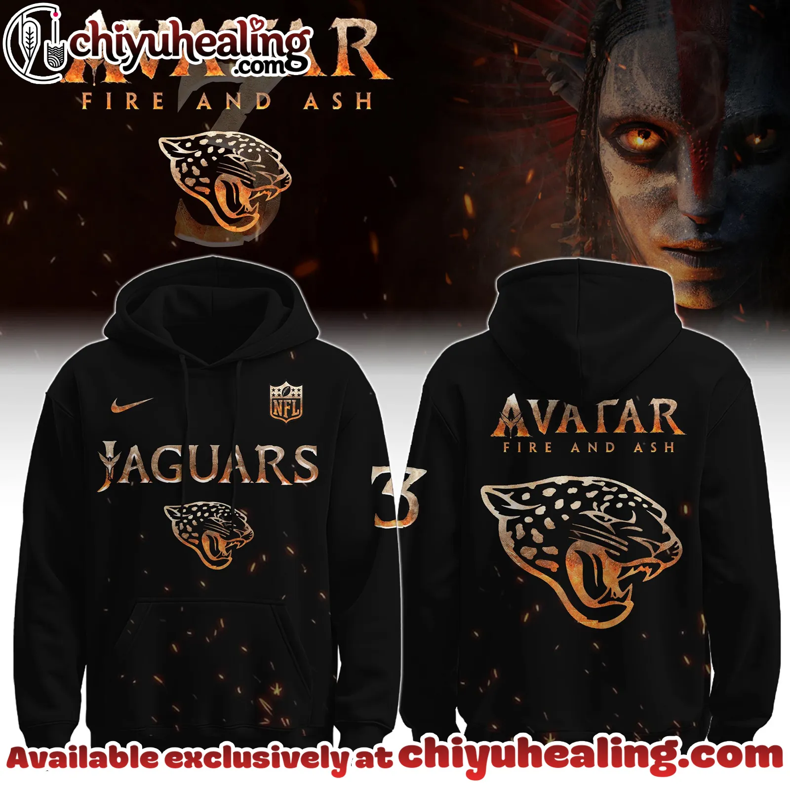 Jacksonville Jaguars x Avatar Hoodie Limited Hoodie, All Team NFL