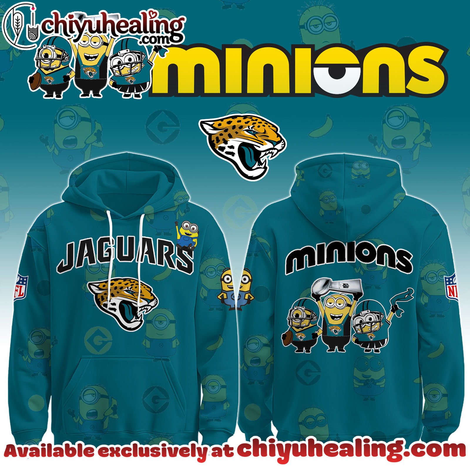 Jacksonville Jaguars x Minions Limited Edition - Selling Out Fast Hoodie, Sweatshirt, T-shirt