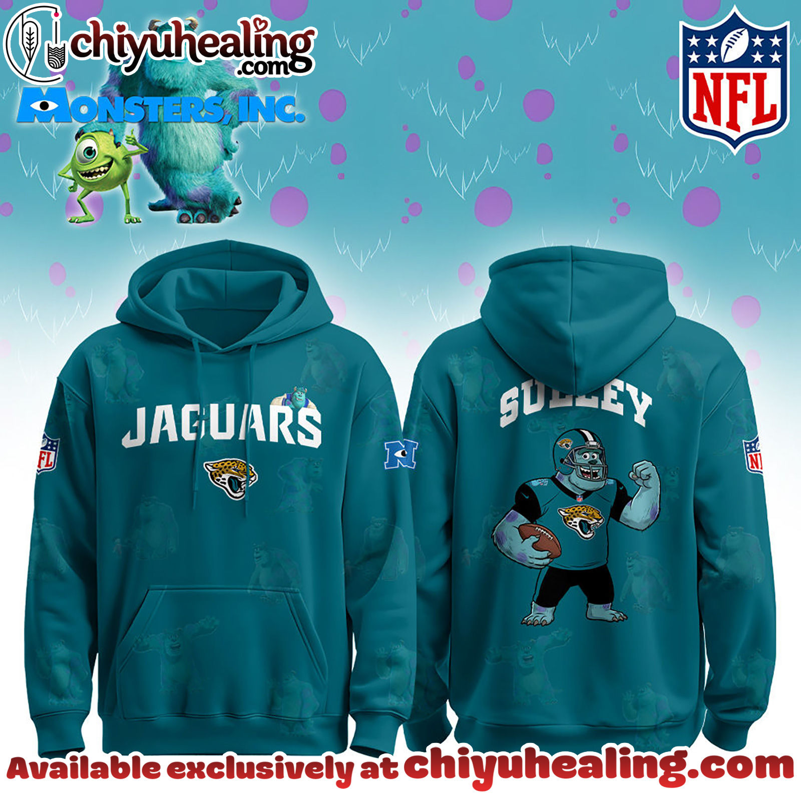 Jacksonville Jaguars x Monsters, Inc Limited Edition Hoodie Cutest Drop of the Year Hoodie, Tshirt, Sweatshirt