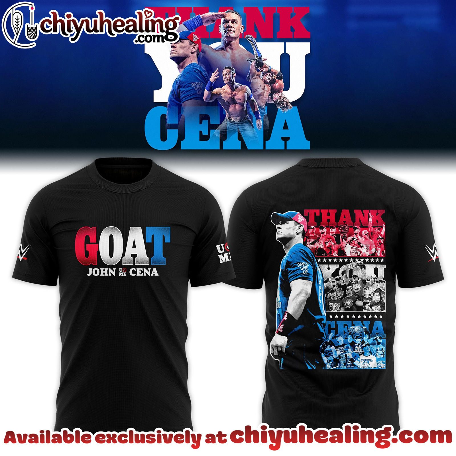 John Cena Thank You Cena Red, White and Blue Limited Edition T-shirt, Hoodie, Sweatshirt