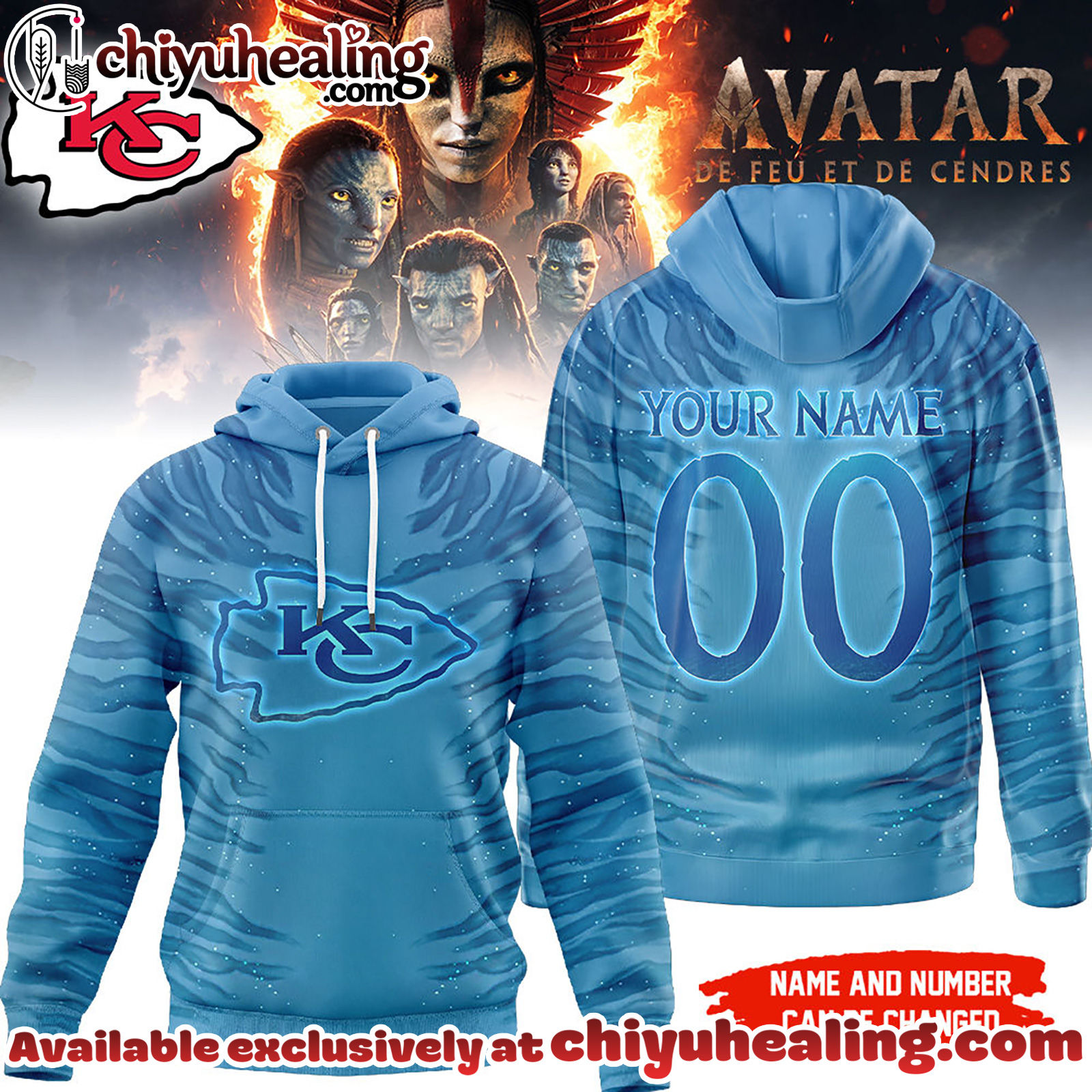 Kansas City Cefs Premium NFL Avatar Personalized 3D Hoodie, Sweatshirt, T-shirt