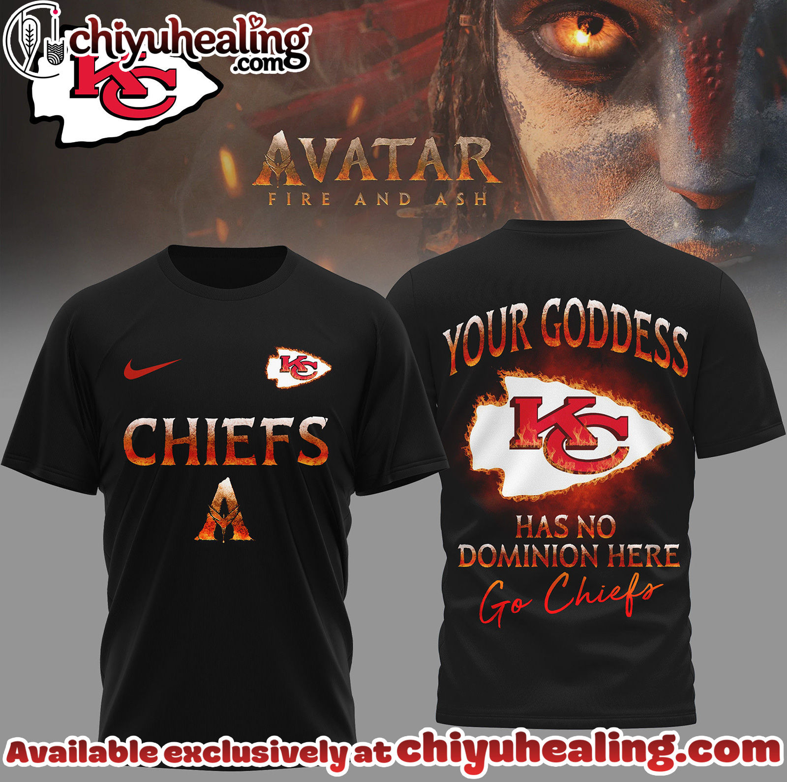 Kansas City Chiefs Premium NFL Avatar Fan 3D Shirt