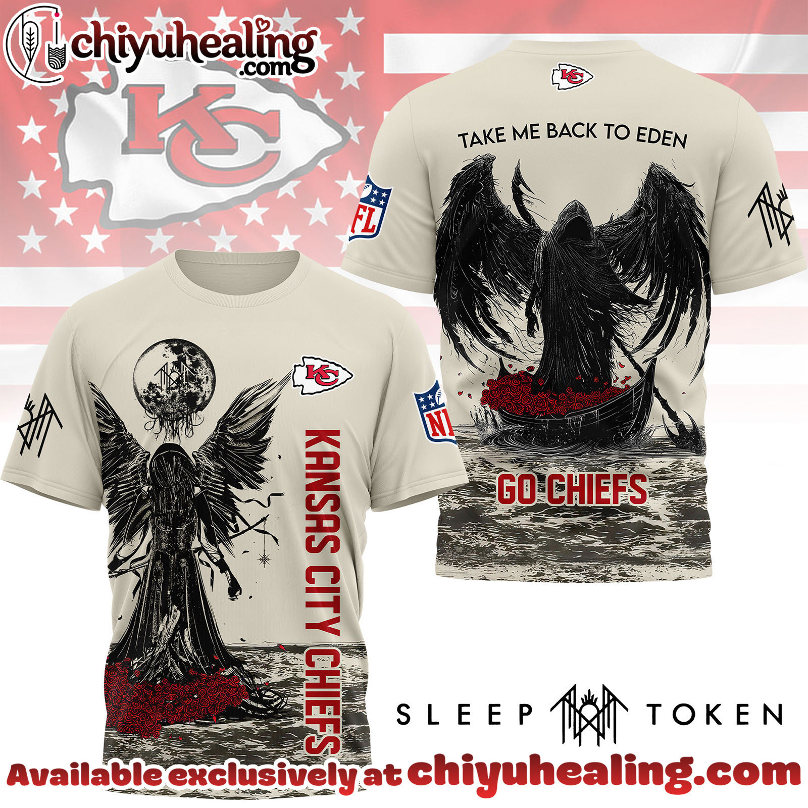 Kansas City Chiefs Premium NFL Sleep Token Fan 3D Shirt, Hoodie, Sweatshirt, All Team NFL