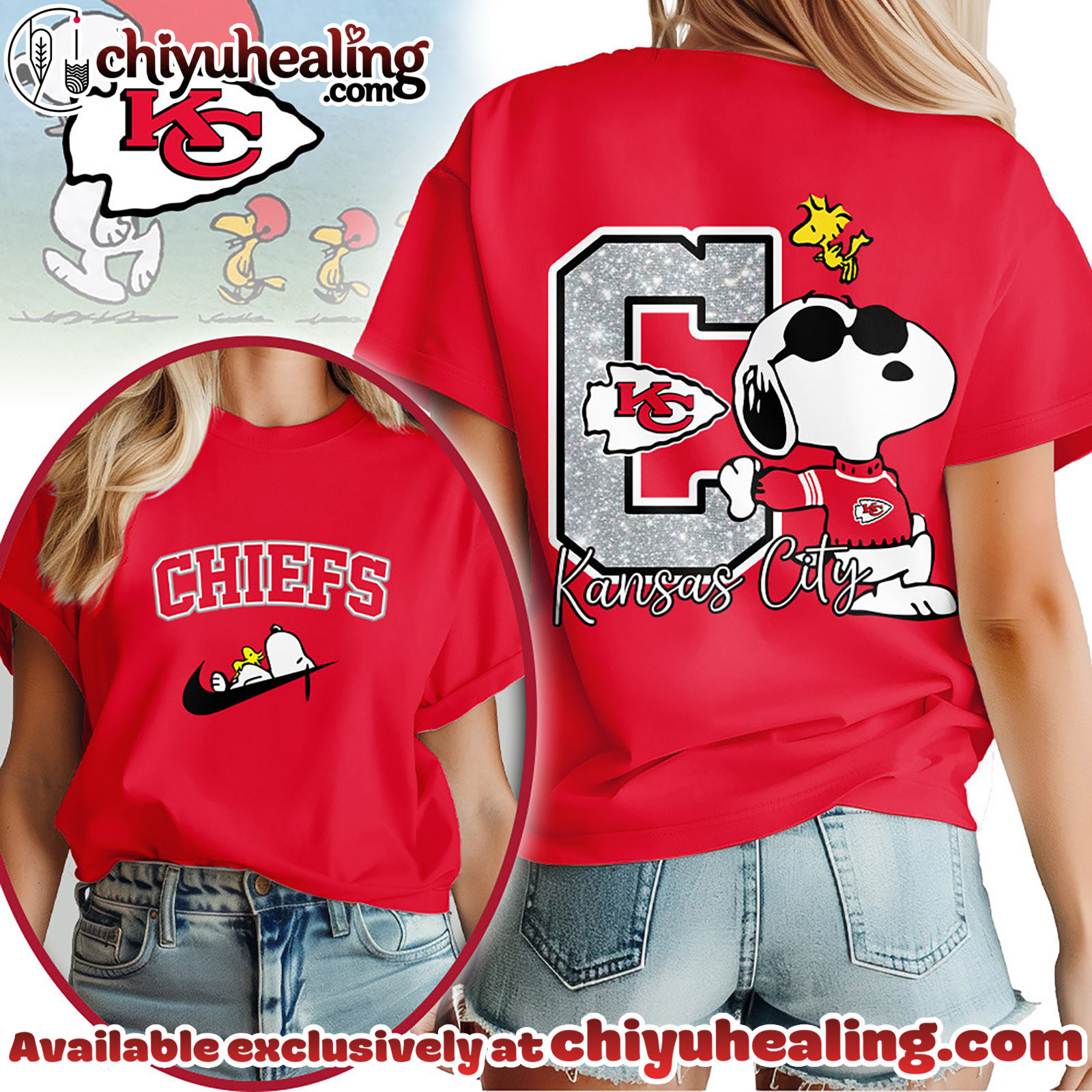 Kansas City Chiefs Premium NFL Snoopy 3D Shirt, Hoodie, Sweatshirt, All Team NFL