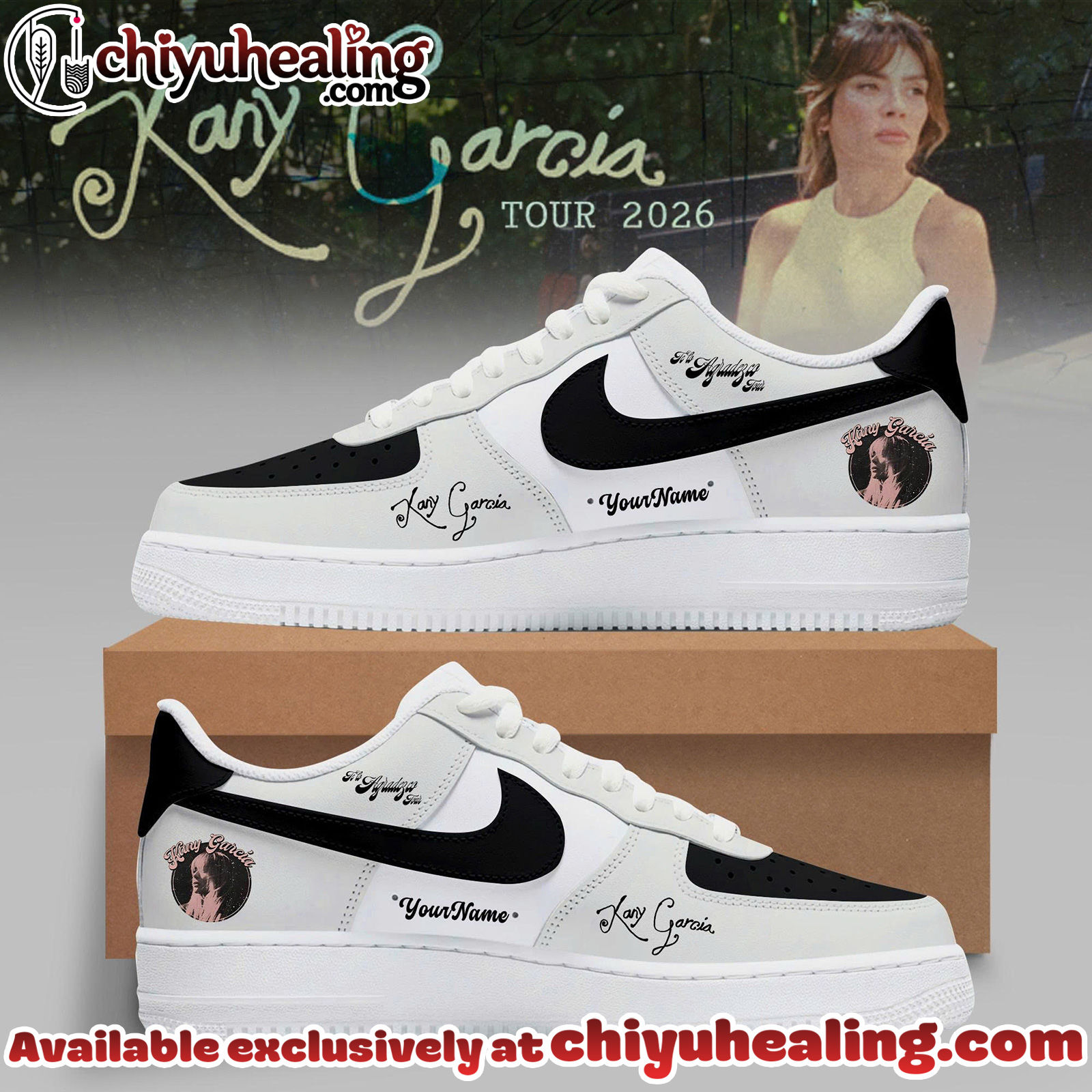 Kany Garcia US x UK Tour 2026 Collection Air Force 1