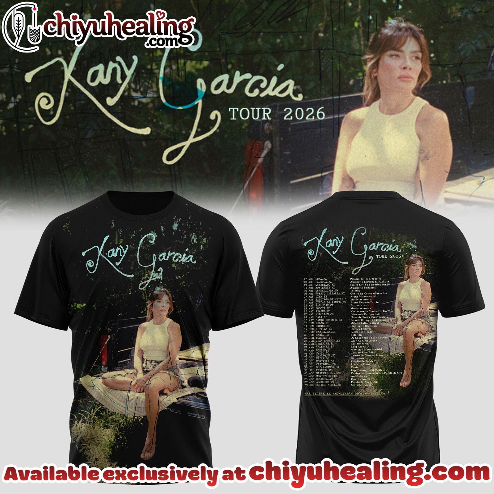 Kany Garcia US x UK Tour 2026 Collection Hoodie, Sweatshirt, Tshirt - Ver 7