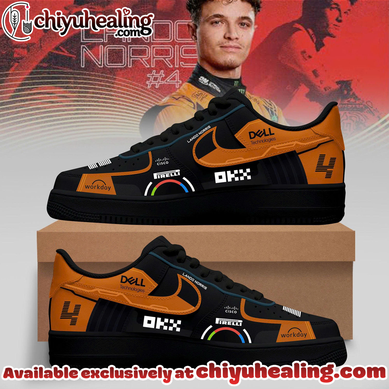 Lando Norris 2025 Drivers World Champion Air Force 1