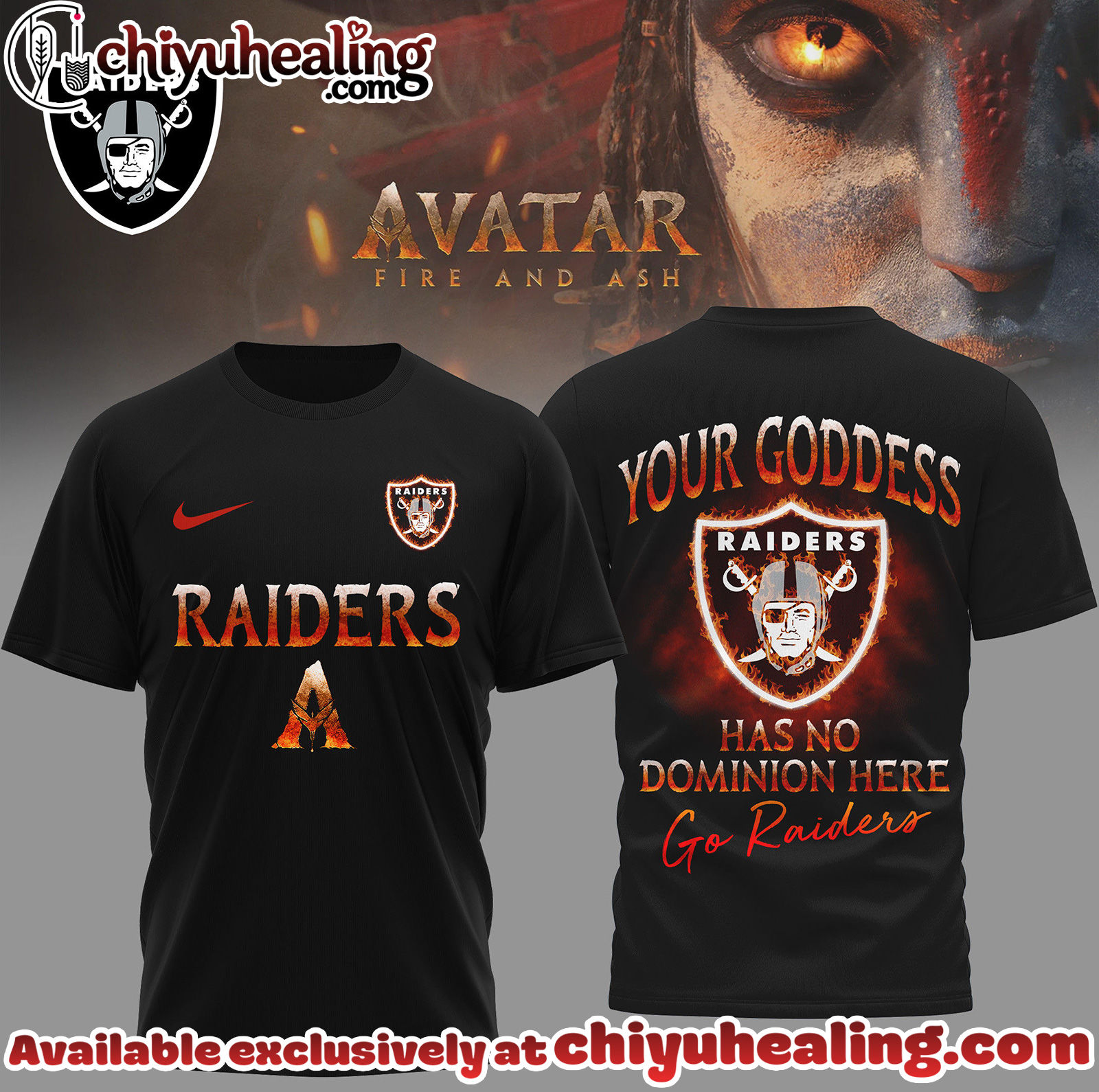 Las Vegas Raiders Premium NFL Avatar Fan 3D Shirt