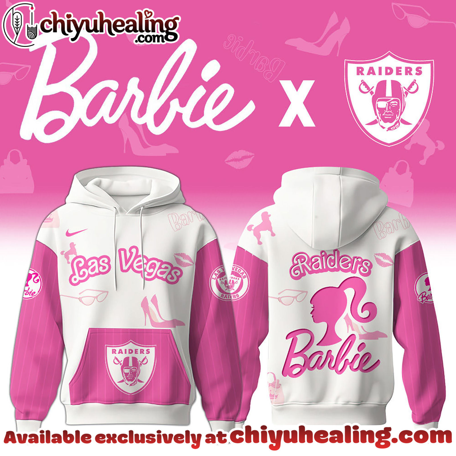 Las Vegas Raiders x Barbie Hoodie Limited Edition - Selling Out Fast Hoodie, Sweatshirt, T-shirt