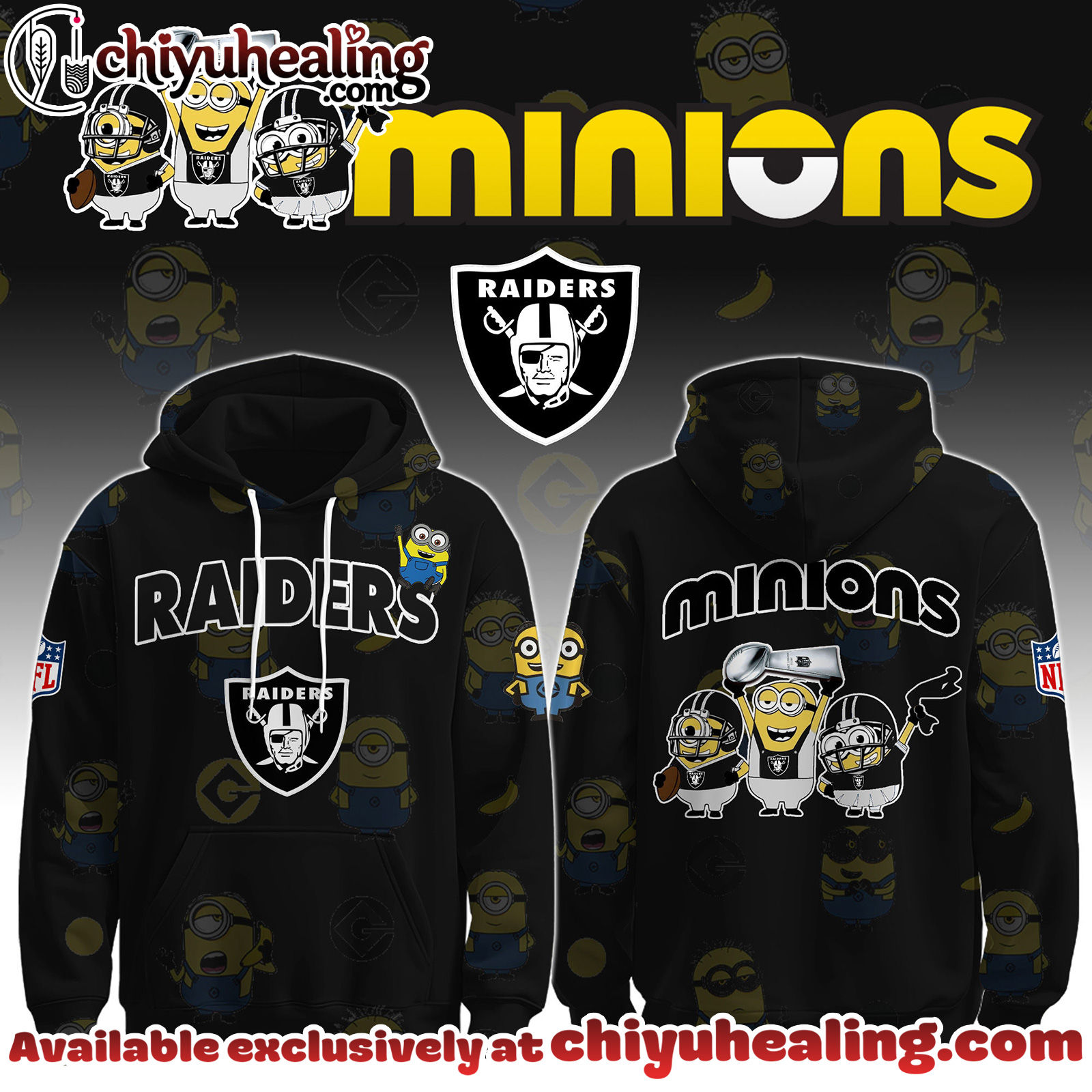 Las Vegas Raiders x Minions Limited Edition - Selling Out Fast Hoodie, Sweatshirt, T-shirt