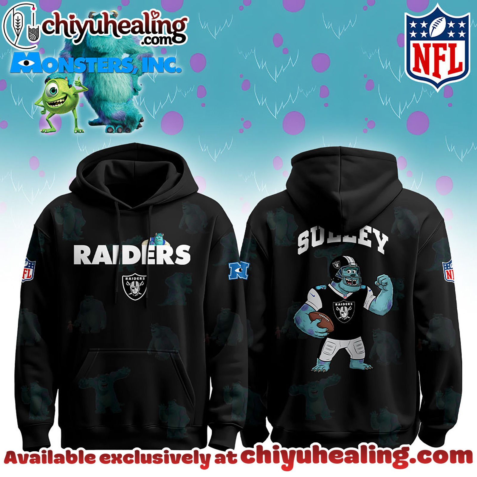 Las Vegas Raiders x Monsters, Inc Limited Edition Hoodie Cutest Drop of the Year Hoodie, Tshirt, Sweatshirt