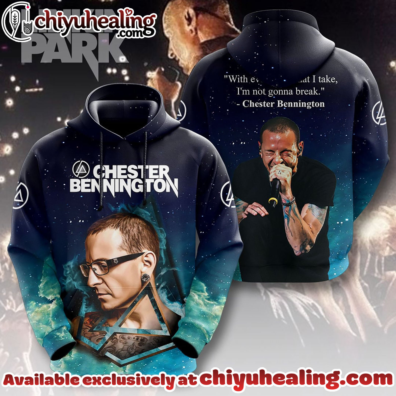 Linkin Park x Chester Bennington 3D Apparel Hoodie, Sweatshirt, Shirt - Ver 2 Linkin Park x Chester Bennington 3D Apparel Hoodie, Sweatshirt, Shirt - Ver 2