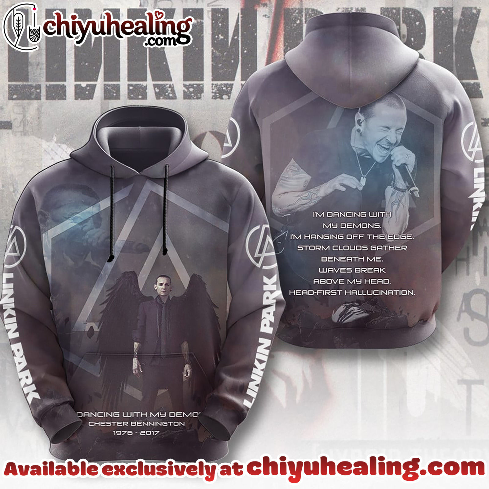 Linkin Park x Chester Bennington 3D Apparel Hoodie, Sweatshirt, Shirt