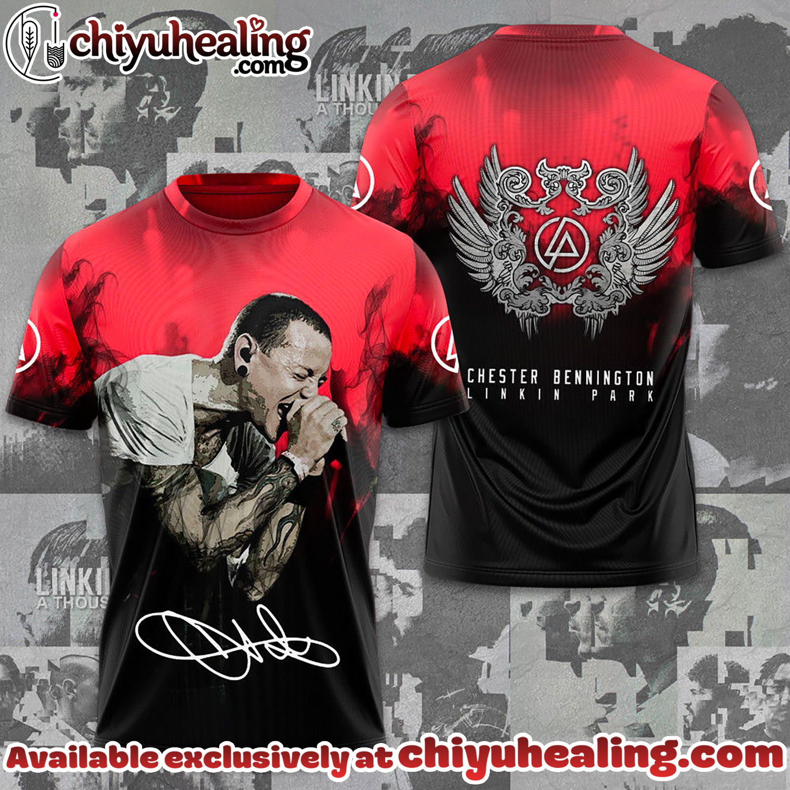 Linkin Park x Chester Bennington 3D Apparel T-Shirt, Sweatshirt, Hoodie Linkin Park x Chester Bennington 3D Apparel T-Shirt, Sweatshirt, Hoodie