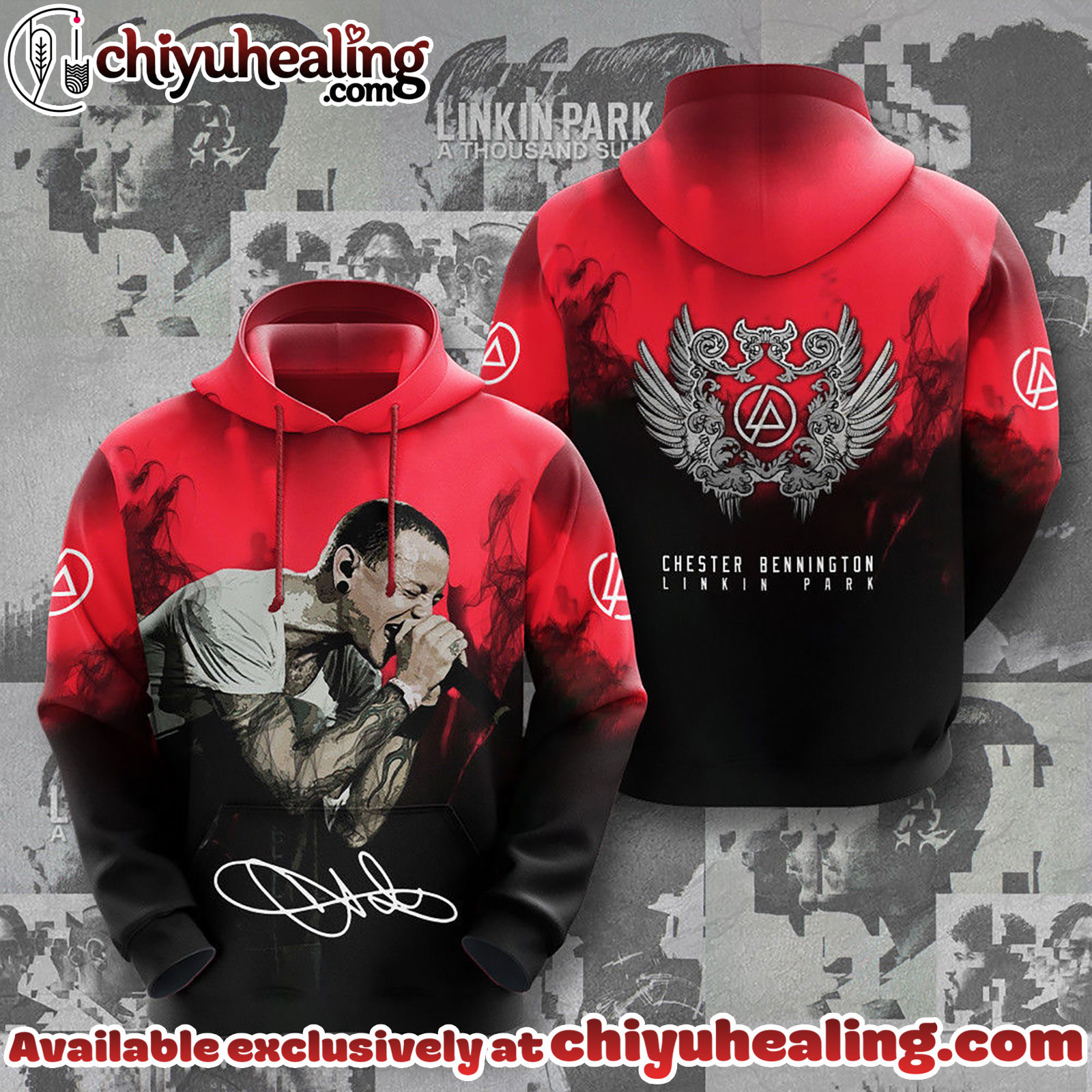 Linkin Park x Chester Bennington 3D Apparel T-Shirt, Sweatshirt, Hoodie