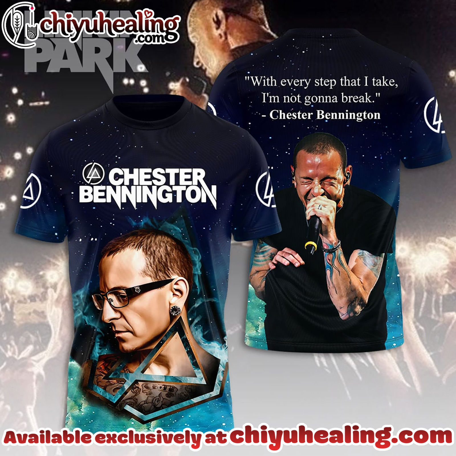 Linkin Park x Chester Bennington 3D Apparel Tshirt, Hoodie, Sweatshirt - Ver 2