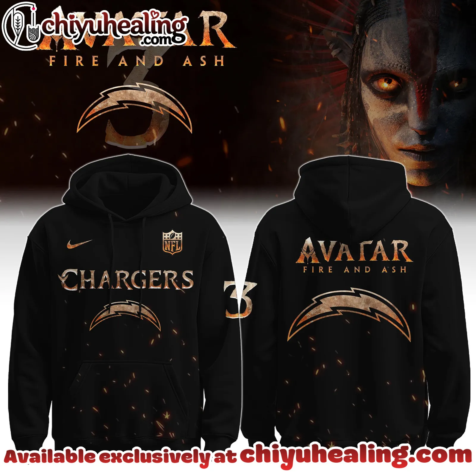 Los Angeles Chargers x Avatar Hoodie Limited Hoodie, All Team NFL