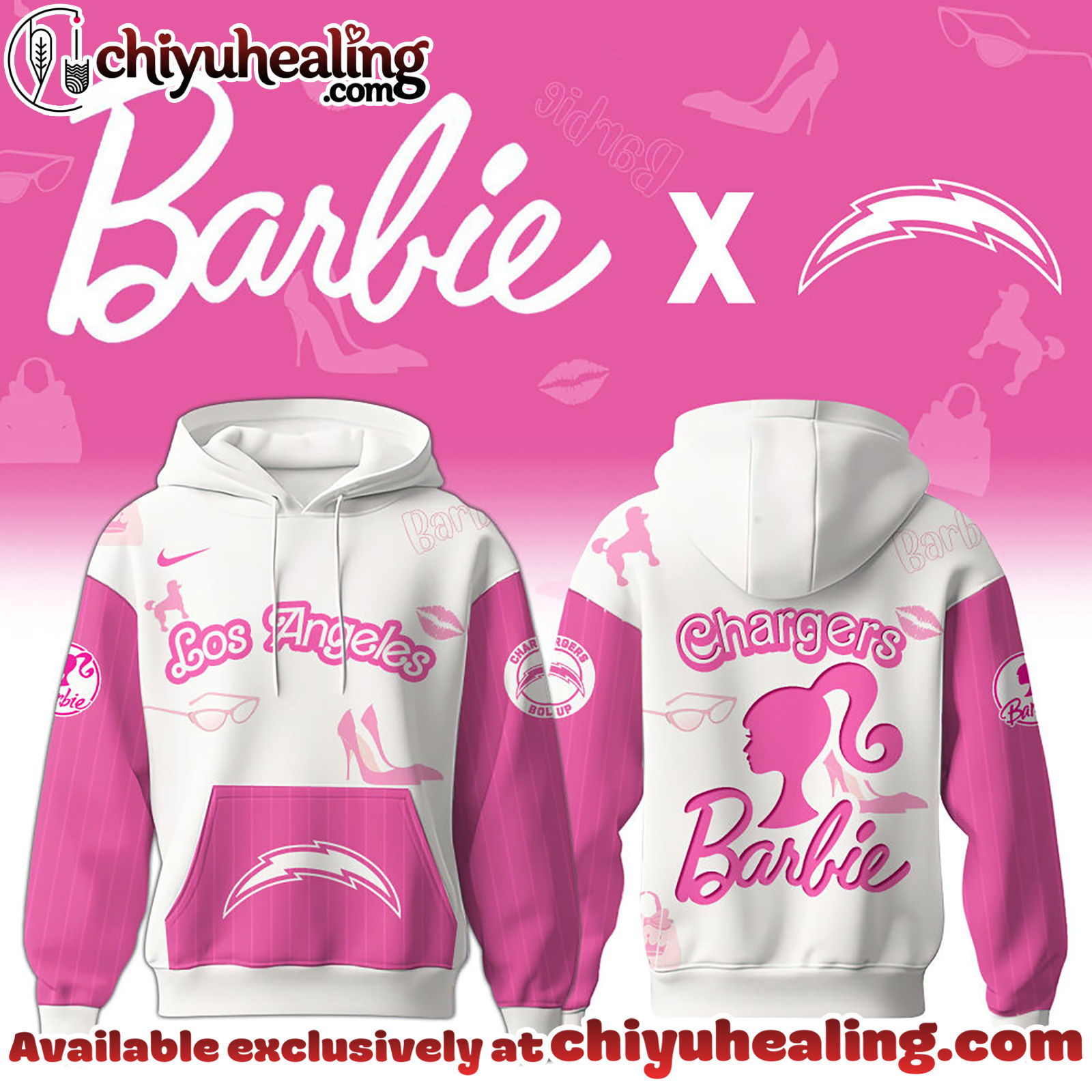 Los Angeles Chargers x Barbie Hoodie Limited Edition - Selling Out Fast Hoodie, Sweatshirt, T-shirt