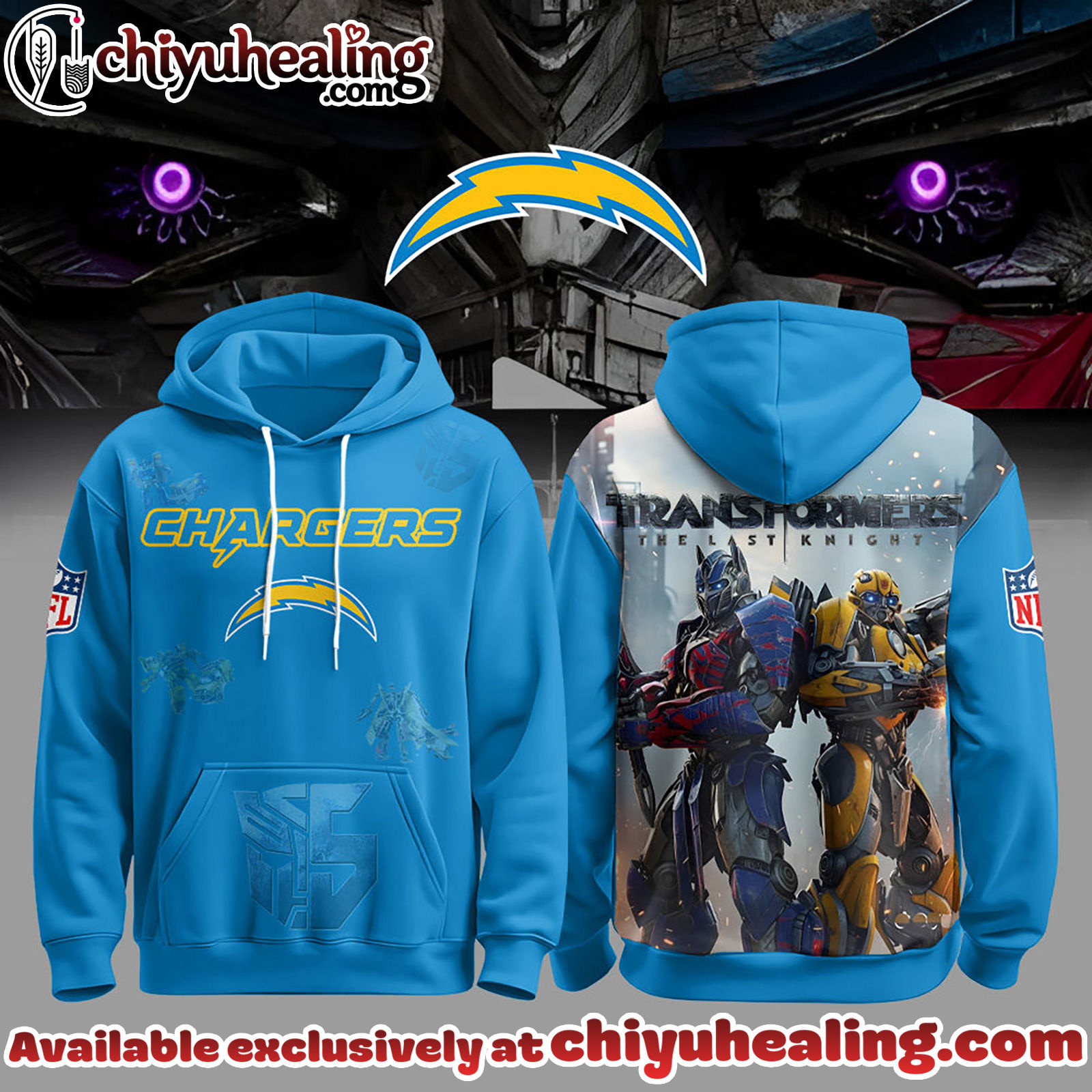 Los Angeles Chargers x Transformers Hoodie, T-Shirt, Sweatshirt Limited Edition Drop