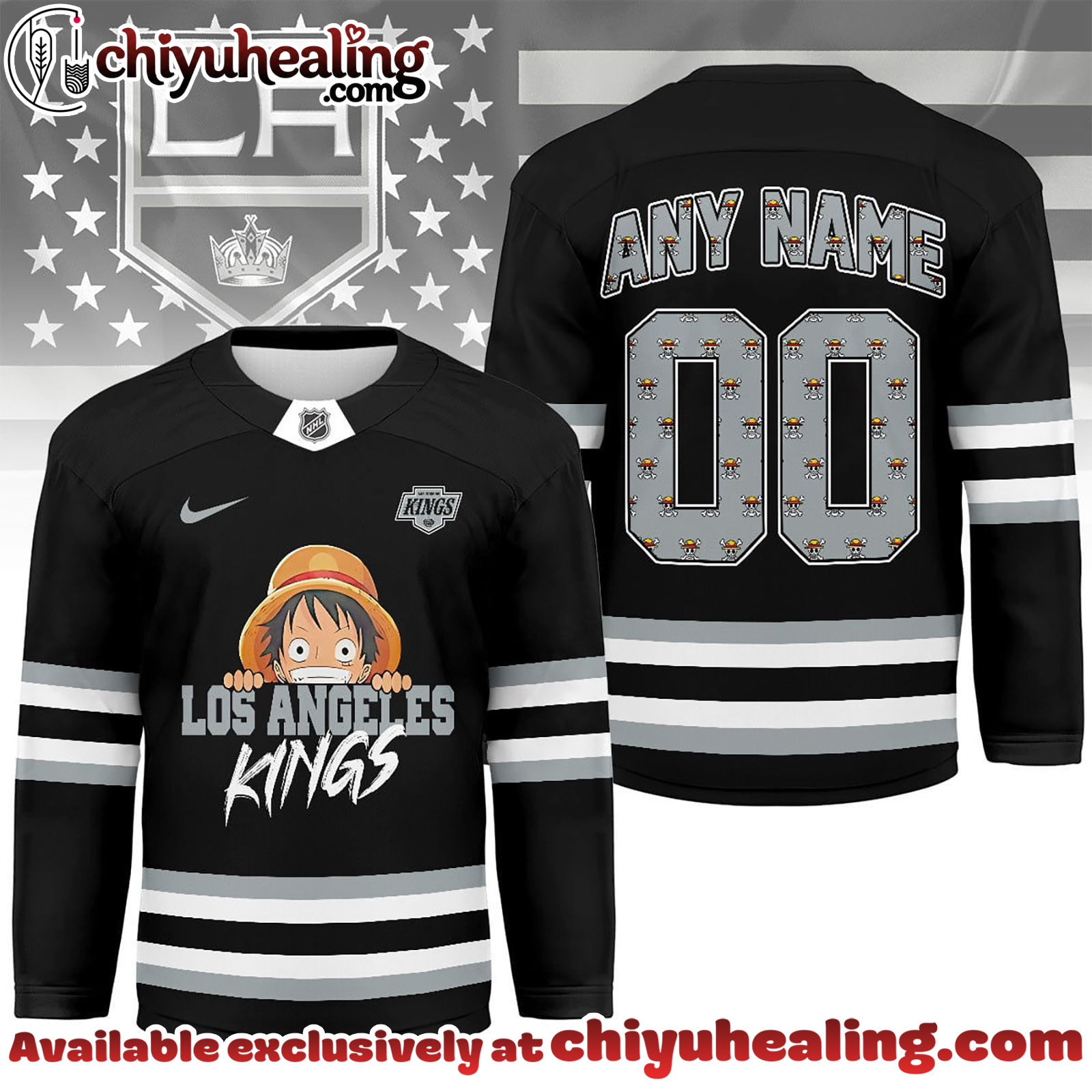 Los Angeles Kings Premium NHL One Piece Hockey Jersey NY