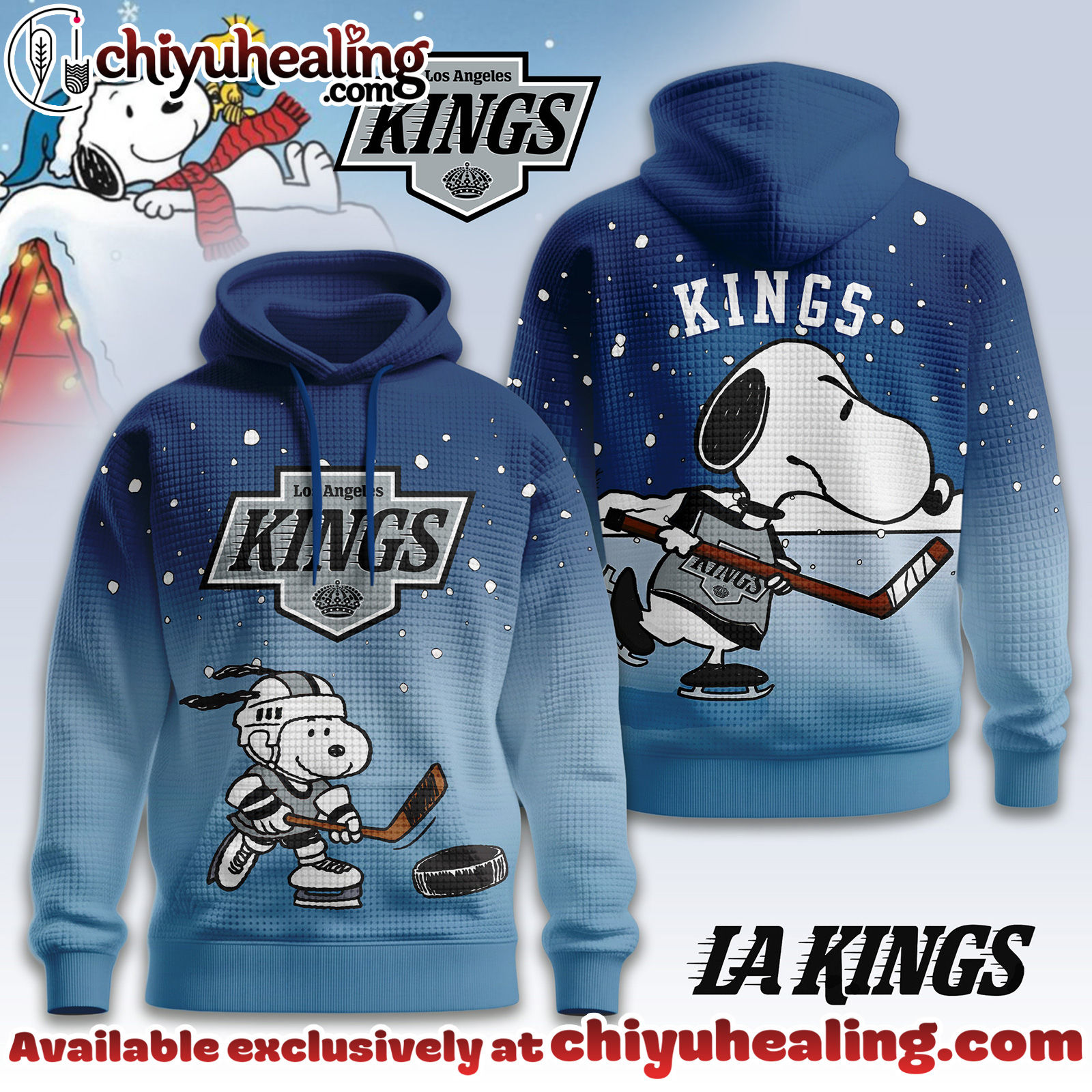 Los Angeles Kings Premium NHL Snoopy Hockey 3D Waffle Hoodie, Sweatshirt, Shirt, All Team NHL Los Angeles Kings Premium NHL Snoopy Hockey 3D Waffle Hoodie, Sweatshirt, Shirt, All Team NHL