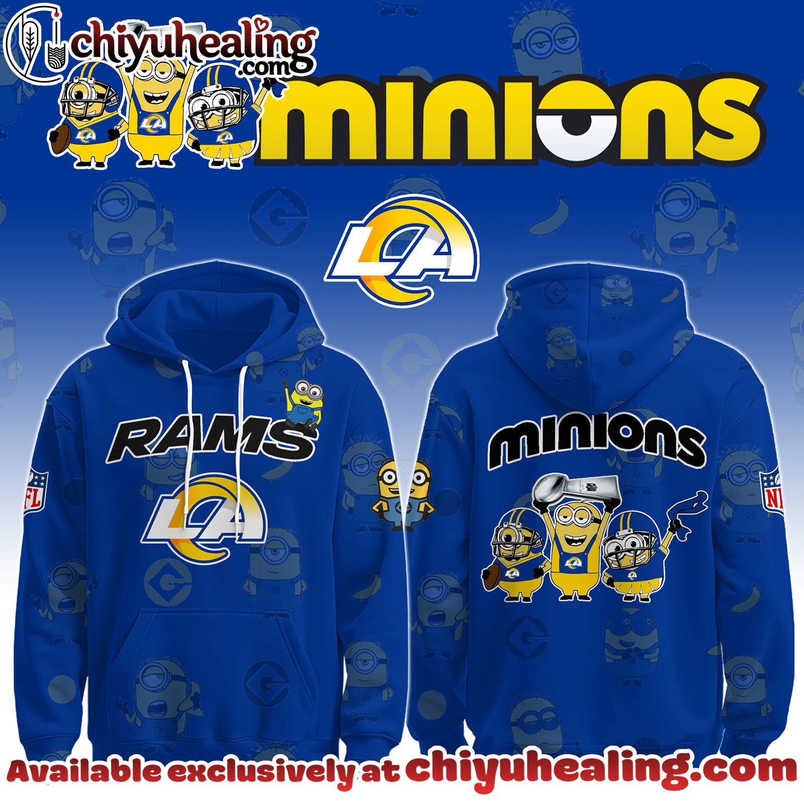 Los Angeles Rams x Minions Limited Edition - Selling Out Fast Hoodie, Sweatshirt, T-shirt